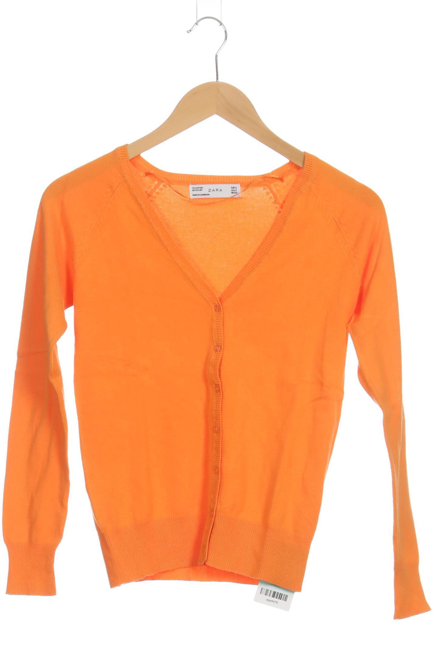

Zara Damen Strickjacke, orange, Gr.