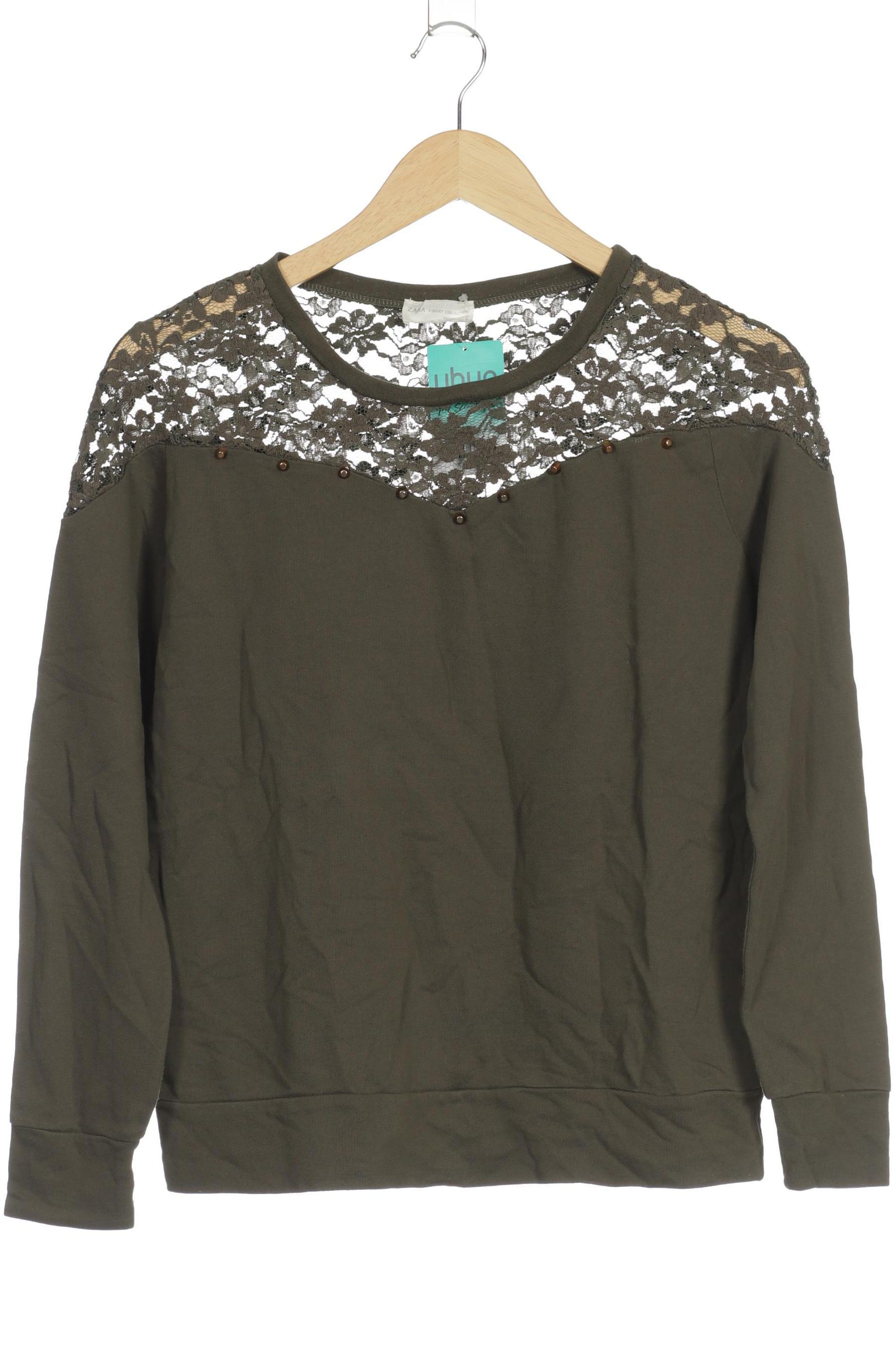 

Zara Damen Sweatshirt, grün, Gr.