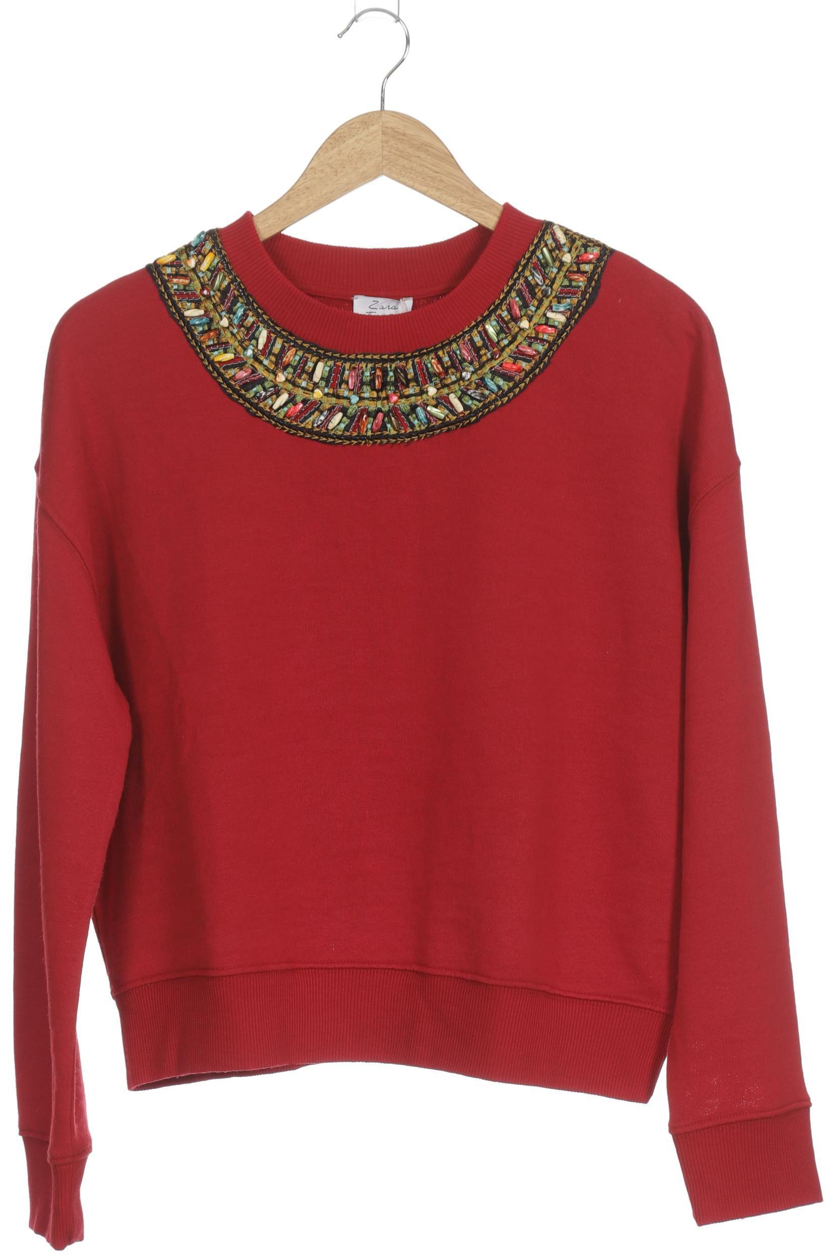 

Zara Damen Sweatshirt, rot, Gr.