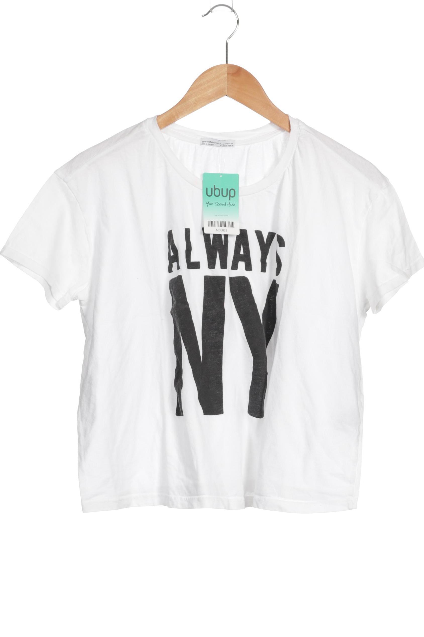 

Zara Damen T-Shirt, weiß, Gr.