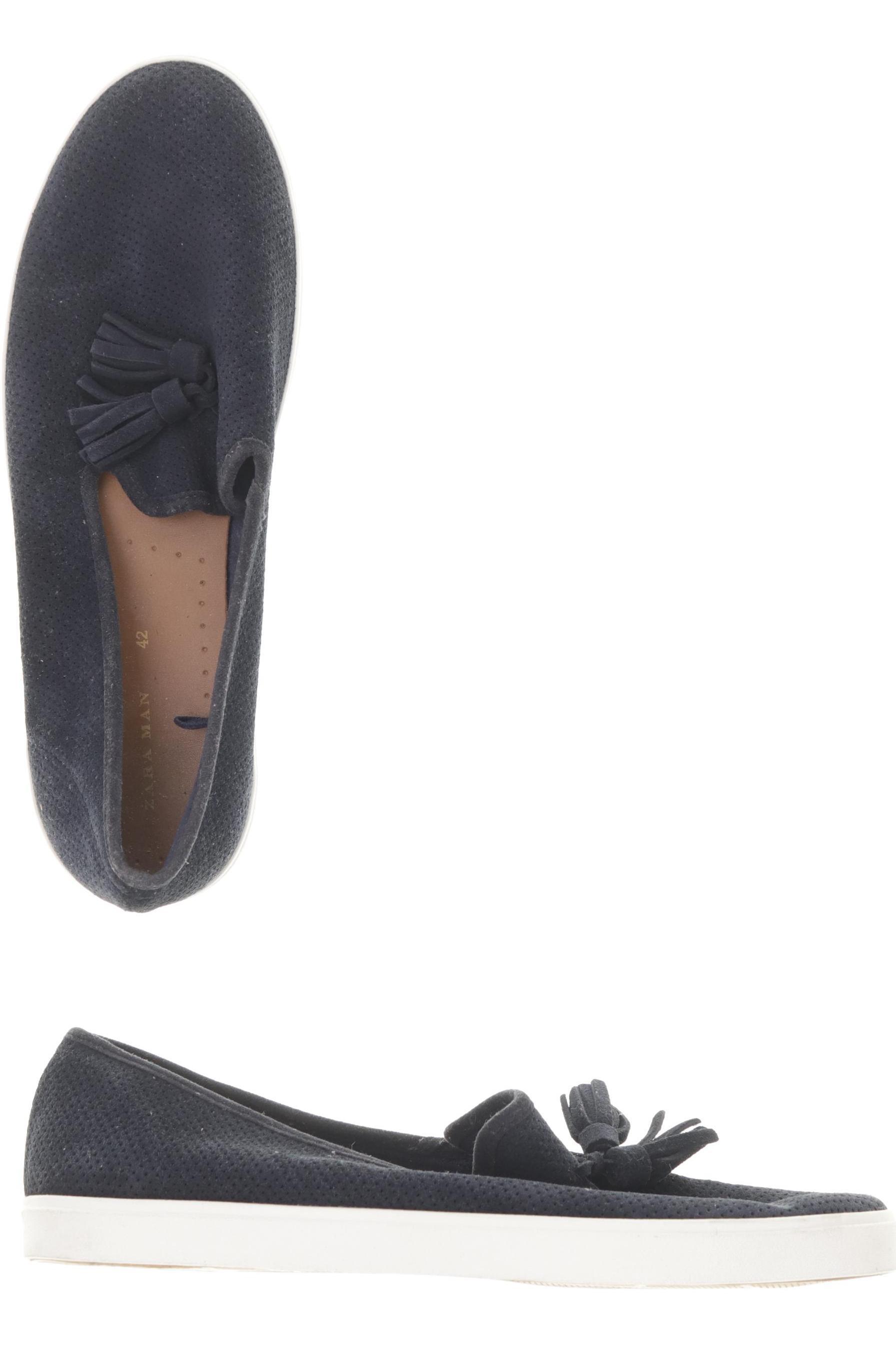 

Zara Herren Halbschuh, blau, Gr. 42