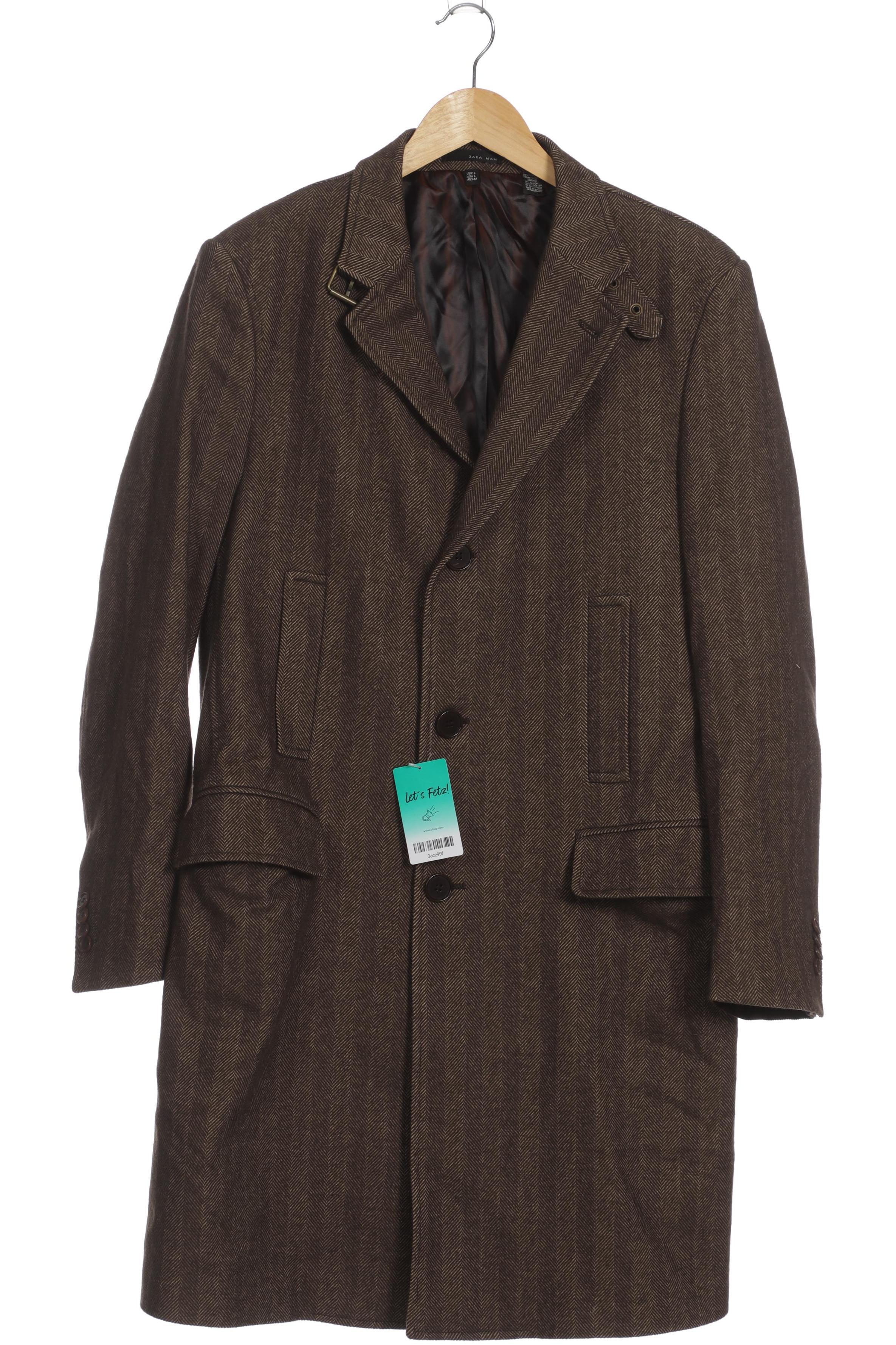 Thumbnail - Zara Herren Mantel, braun, Gr.