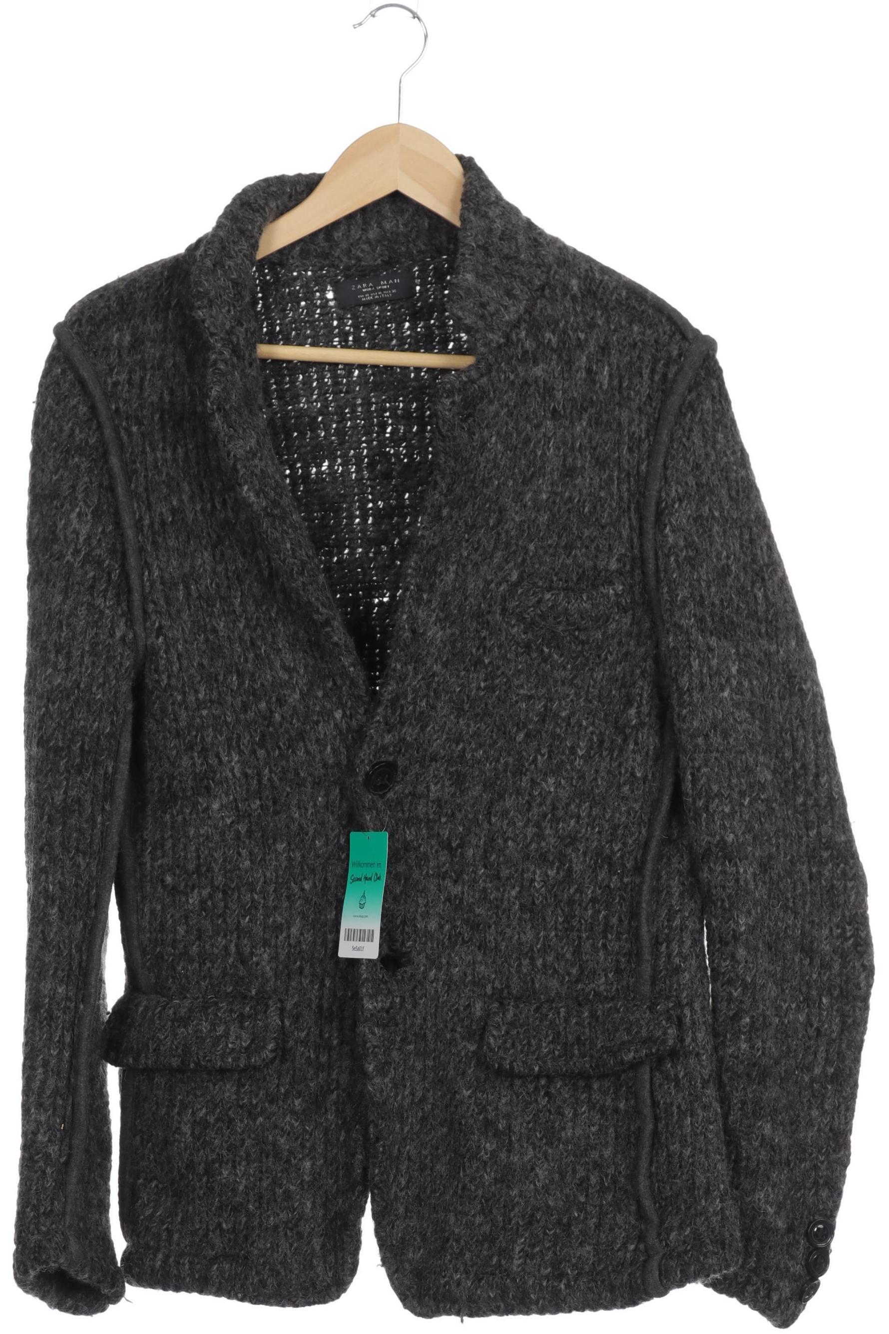 

Zara Herren Strickjacke, grau, Gr.