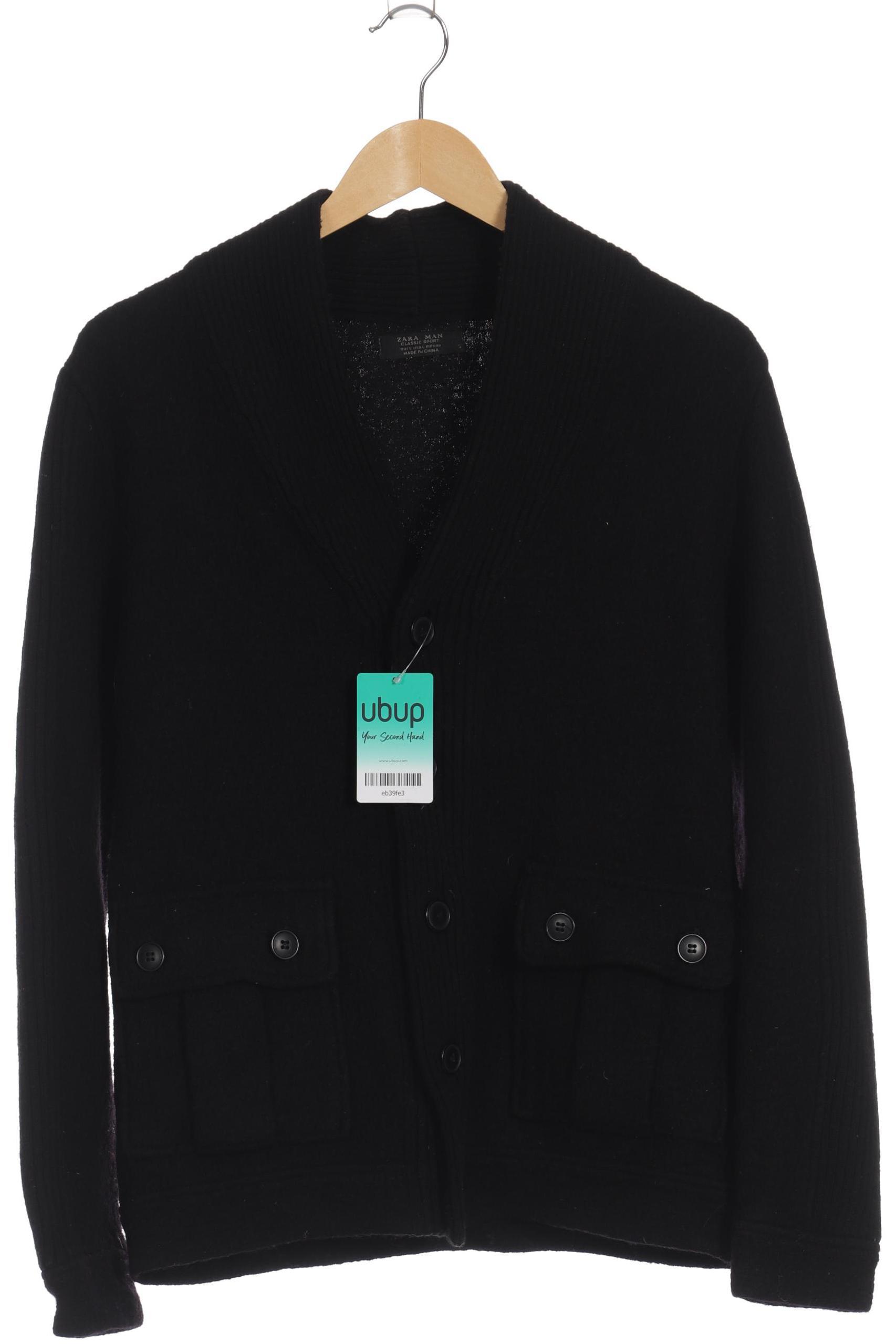 Thumbnail - Zara Herren Strickjacke, schwarz, Gr.