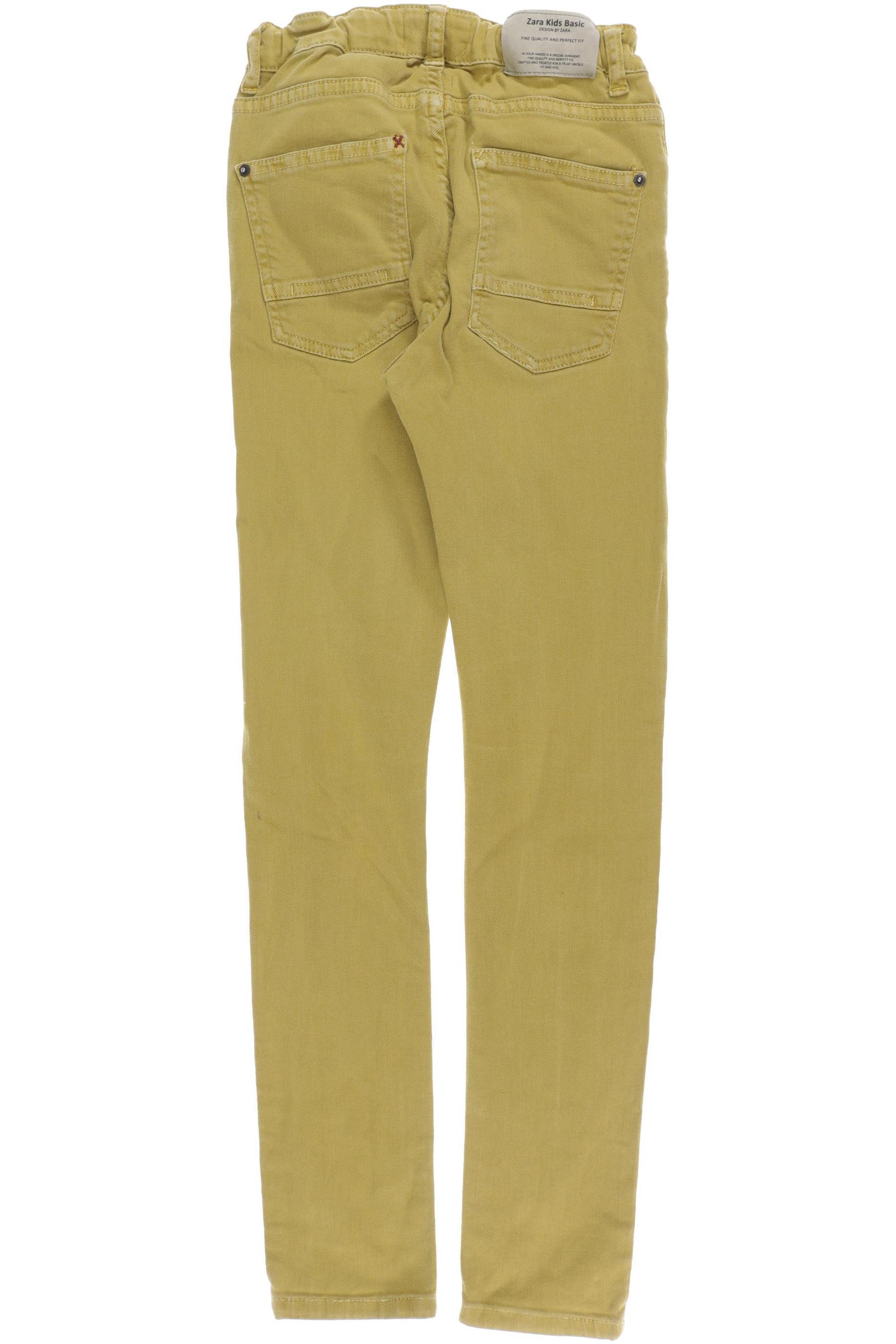 Thumbnail - Zara Jungen Jeans, gelb, Gr. 134