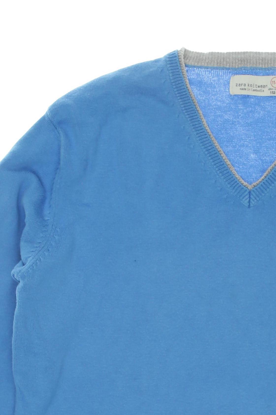 Thumbnail - Zara Jungen Pullover, blau, Gr. 152