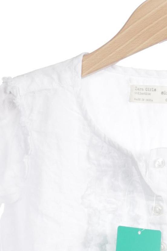 Thumbnail - Zara Mädchen Bluse, weiß, Gr. 104