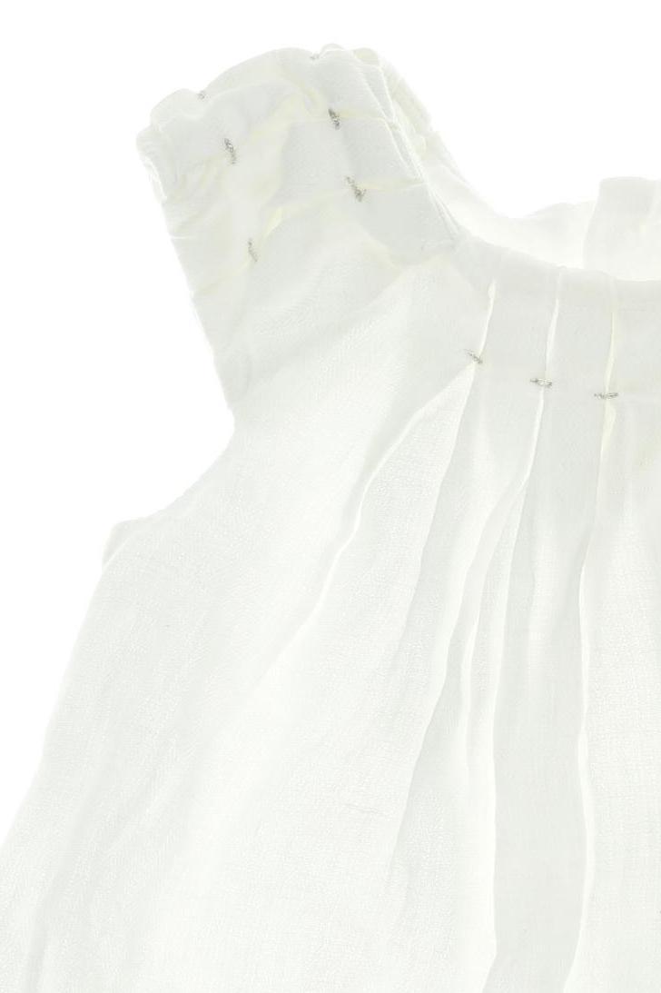 Thumbnail - Zara Mädchen Kleid, weiß, Gr. 86