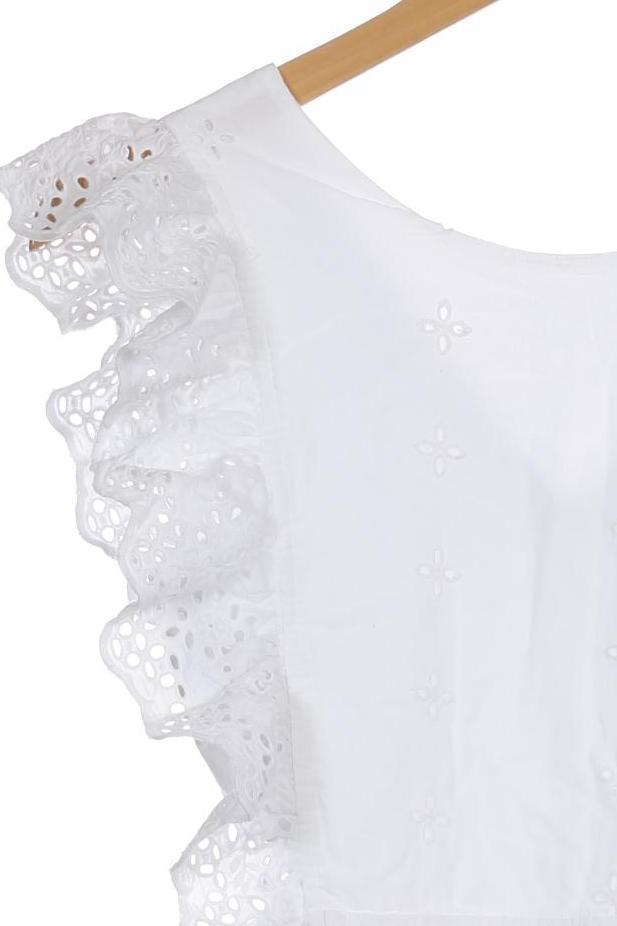 Thumbnail - Zara Mädchen Kleid, weiß, Gr. 164