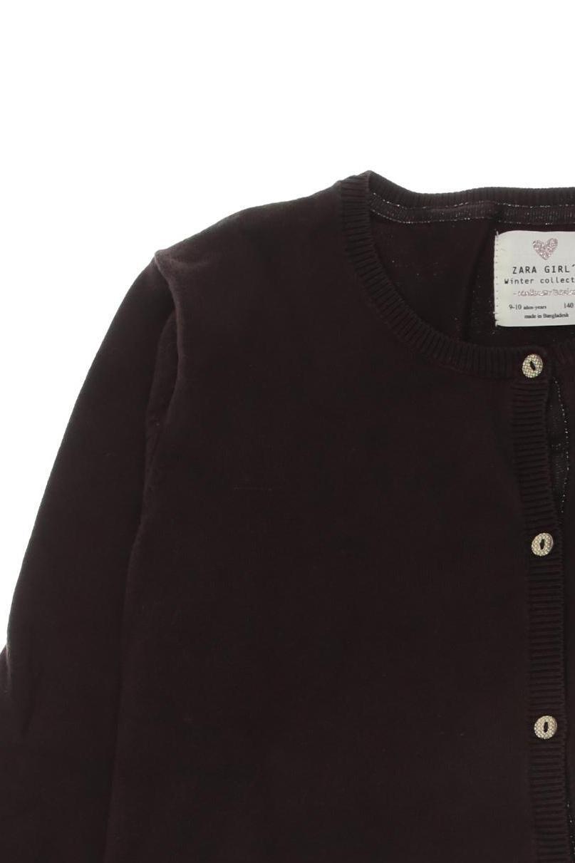 Thumbnail - Zara Mädchen Strickjacke, braun, Gr. 140