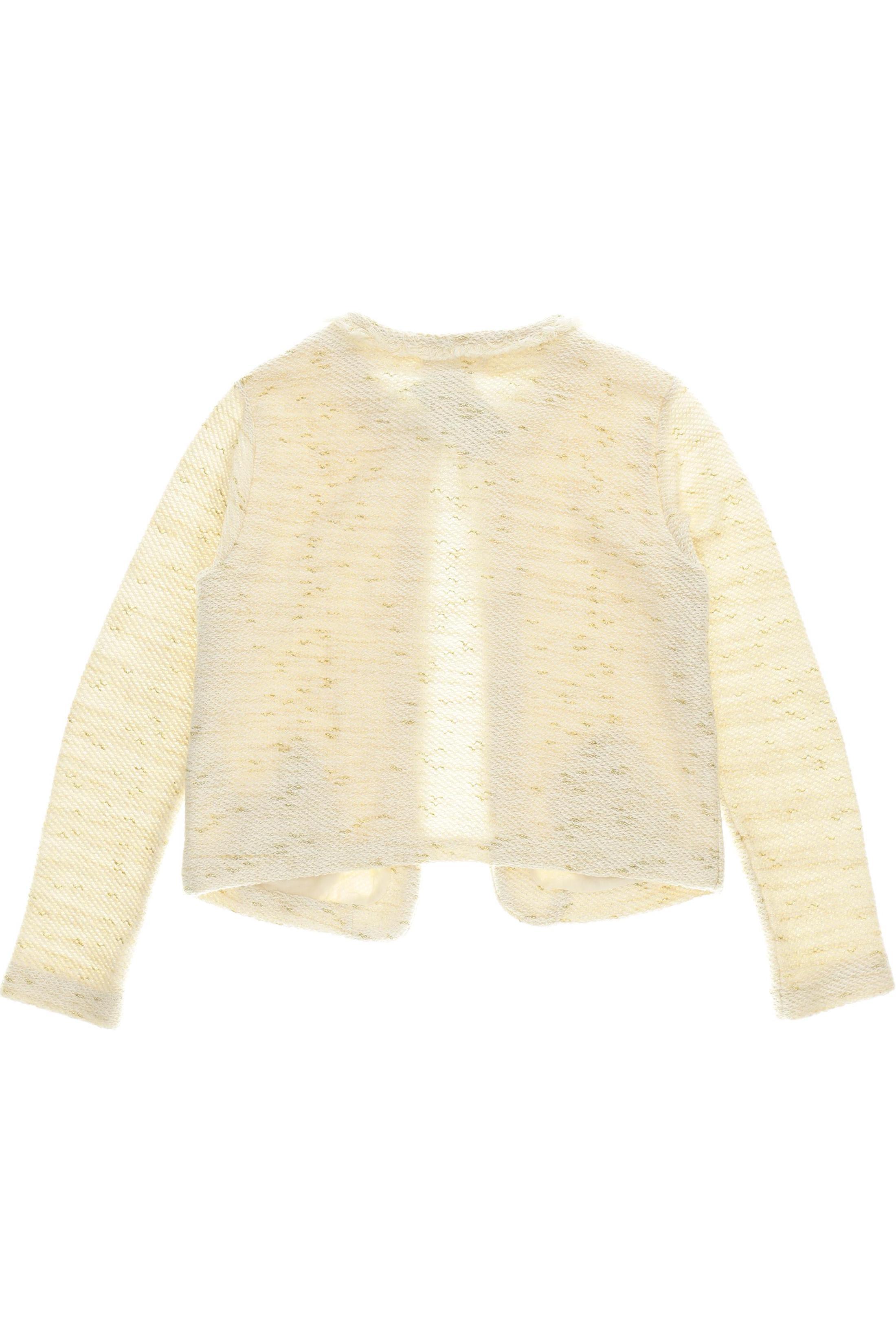 Thumbnail - Zara Mädchen Strickjacke, weiß, Gr. 152