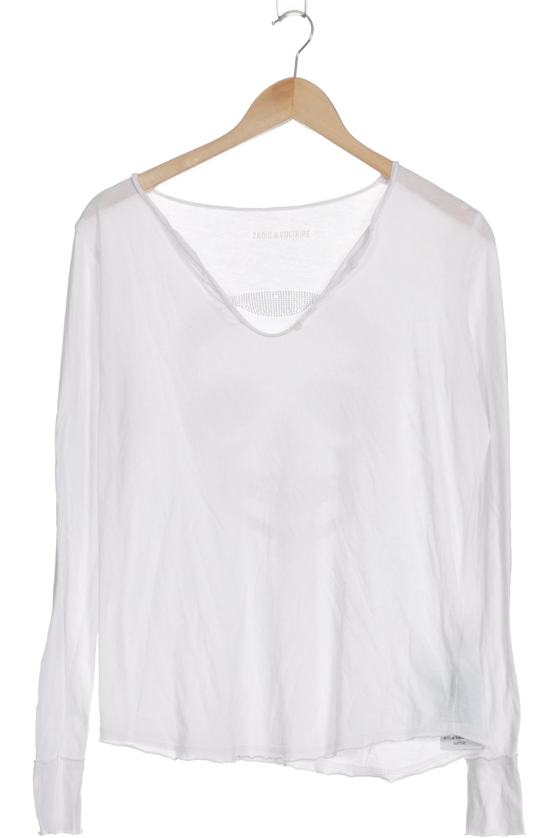 

Zadig & Voltaire Damen Langarmshirt, weiß, Gr.