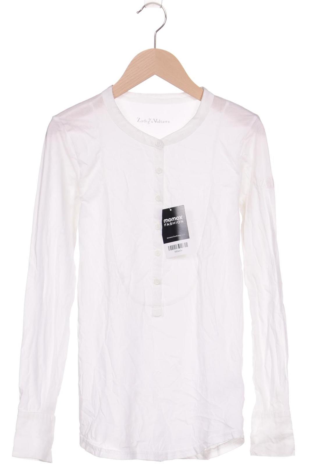 

Zadig & Voltaire Damen Langarmshirt, cremeweiß, Gr. 36