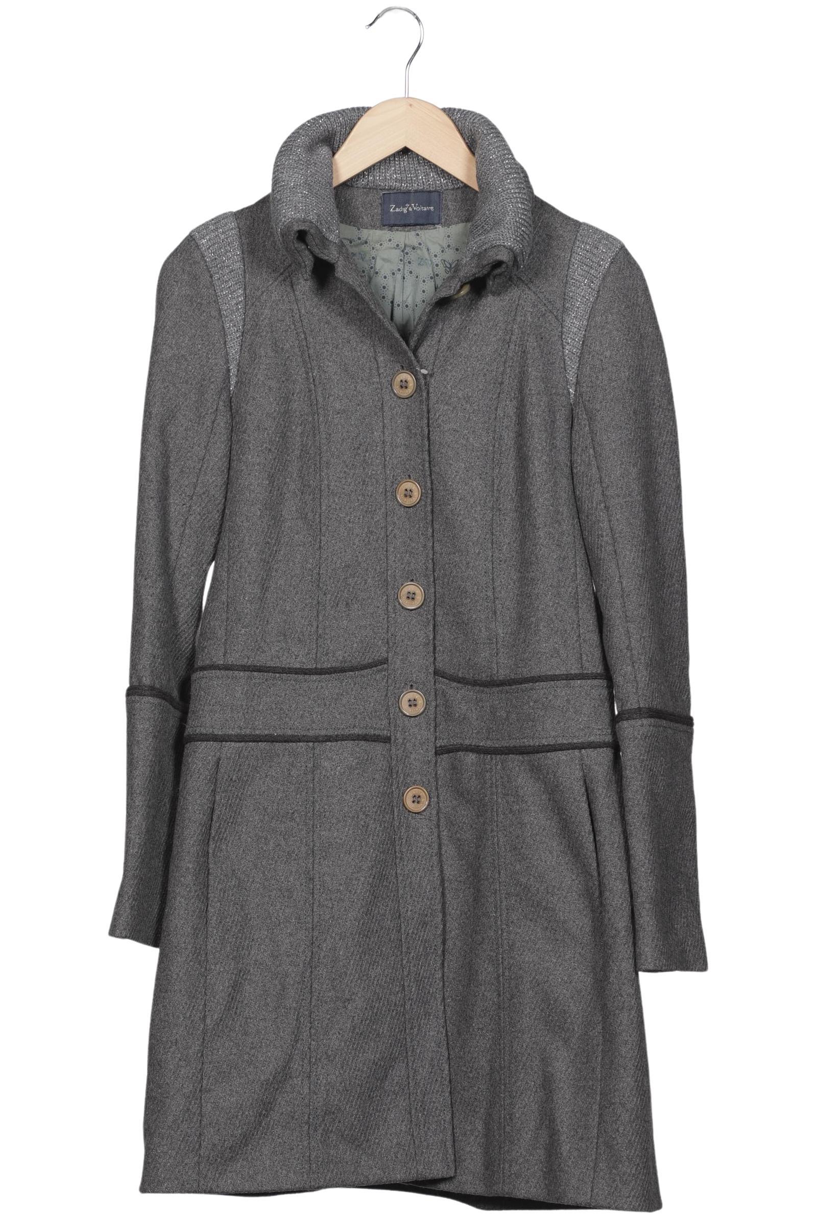 

Zadig & Voltaire Damen Mantel, grau, Gr. 36
