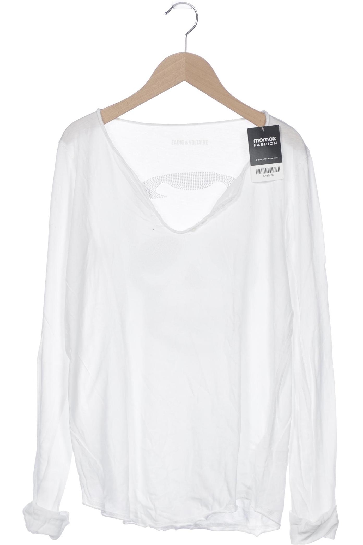 

Zadig & Voltaire Damen Langarmshirt, weiß, Gr. 38