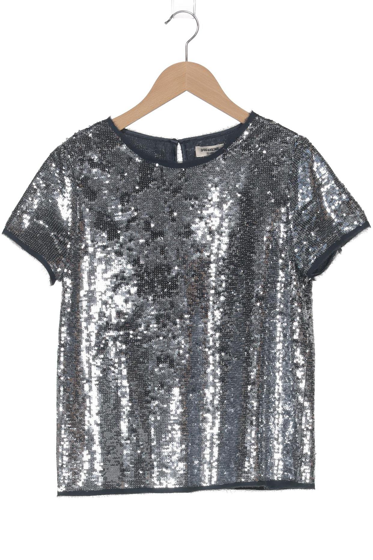 

Zadig & Voltaire Damen T-Shirt, blau, Gr. 36