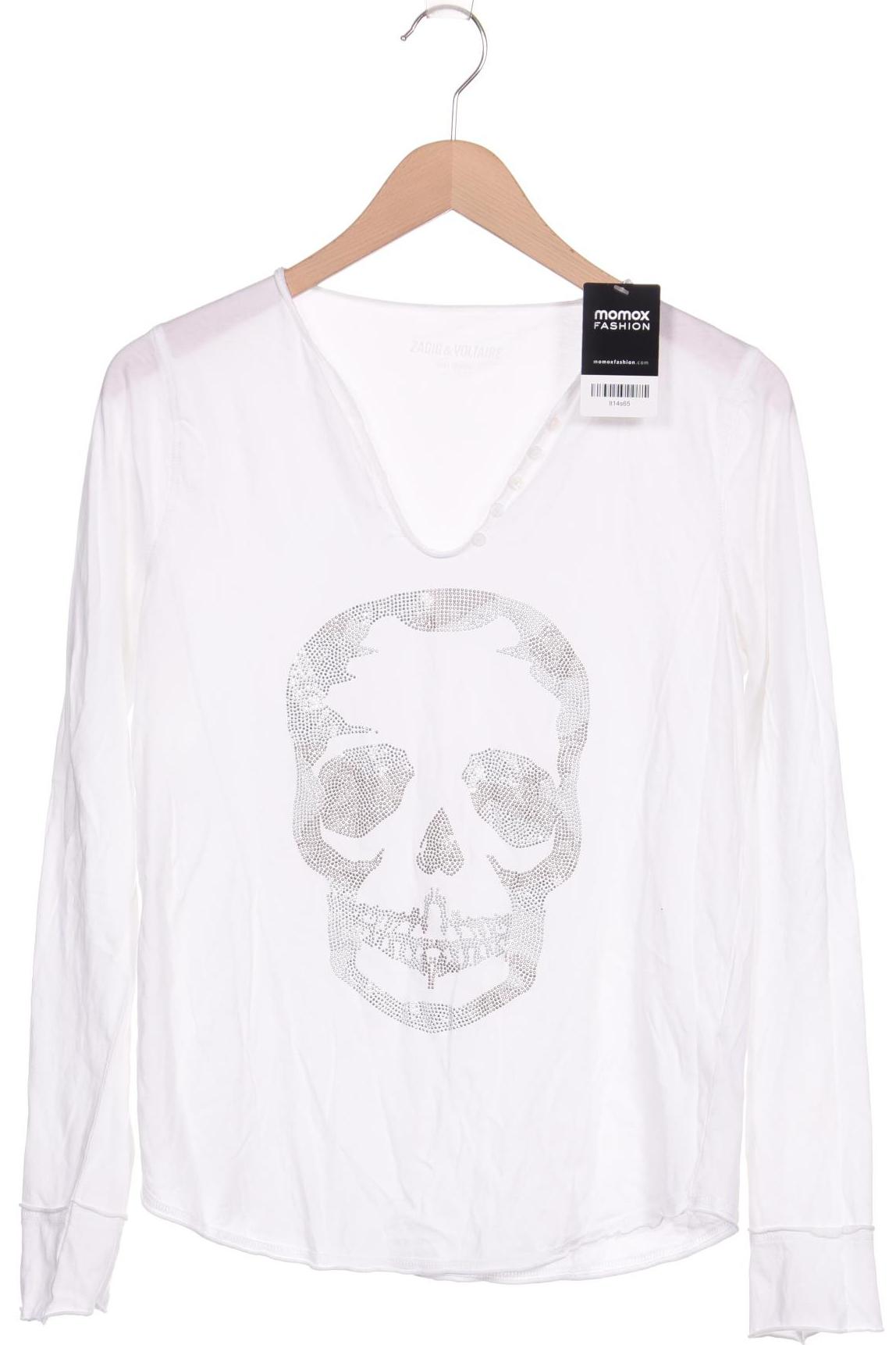 

Zadig & Voltaire Damen Langarmshirt, weiß, Gr. 38