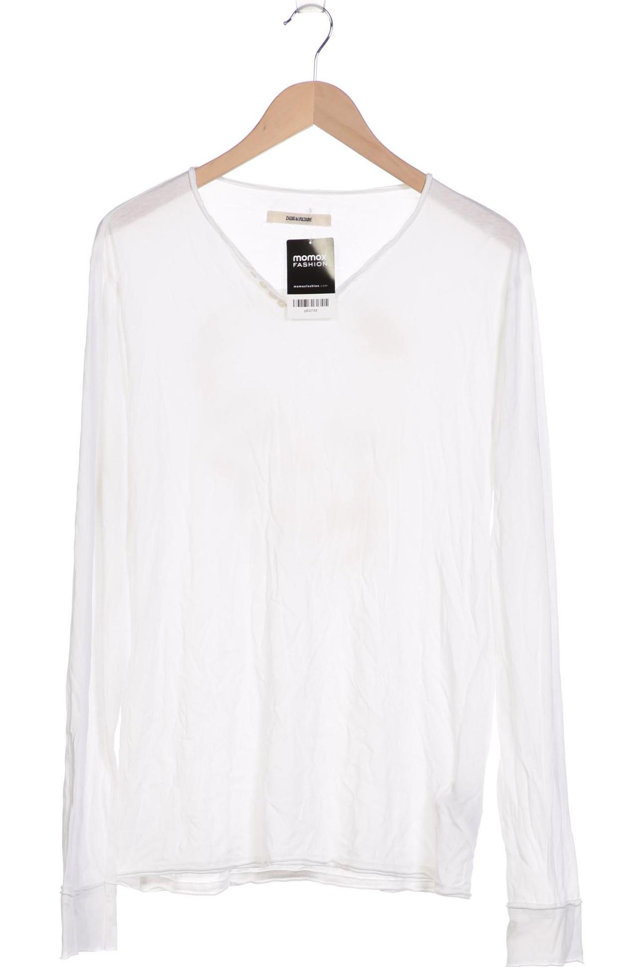 

Zadig & Voltaire Damen Langarmshirt, weiß, Gr. 42