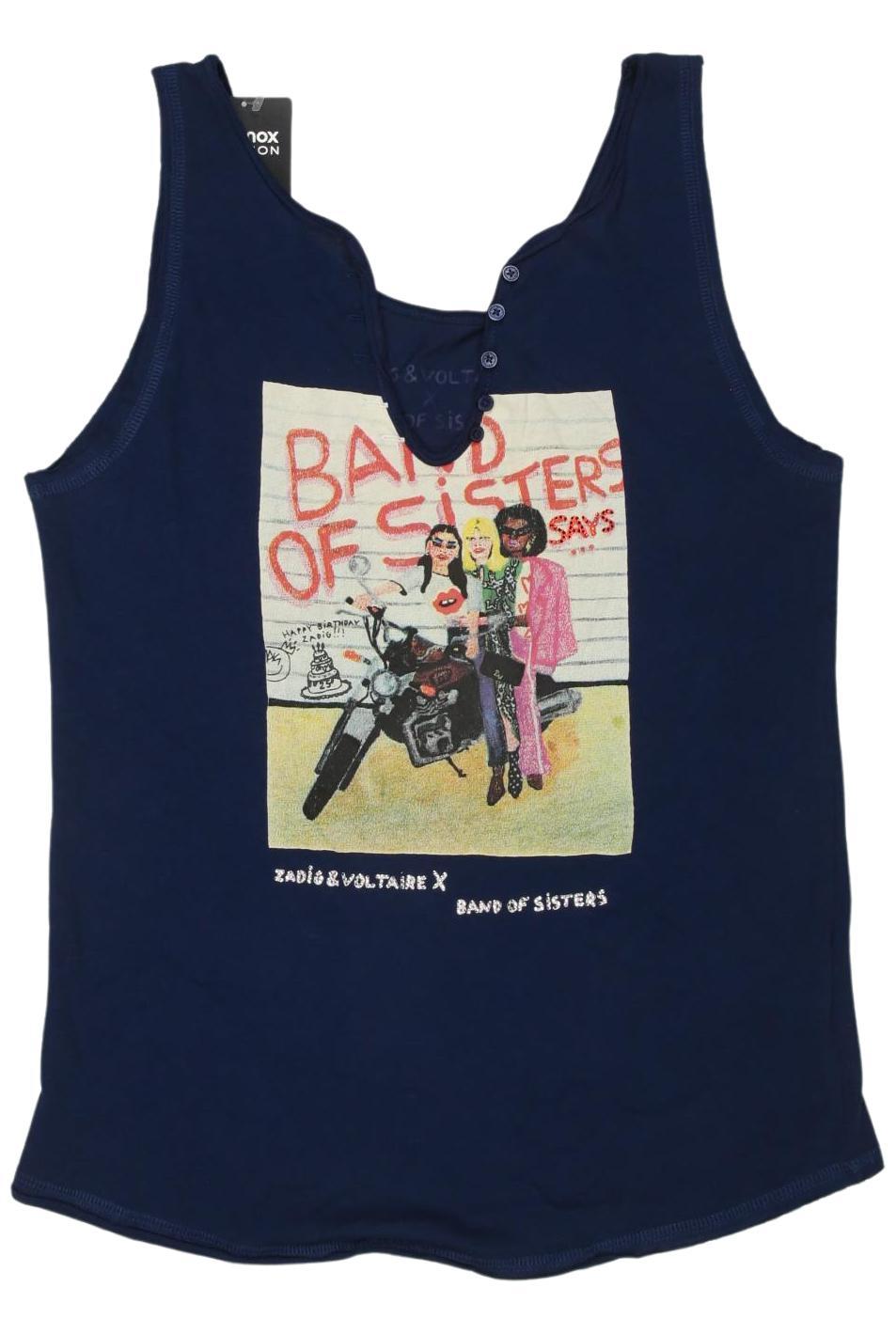 

Zadig & Voltaire Damen Top, marineblau, Gr. 36