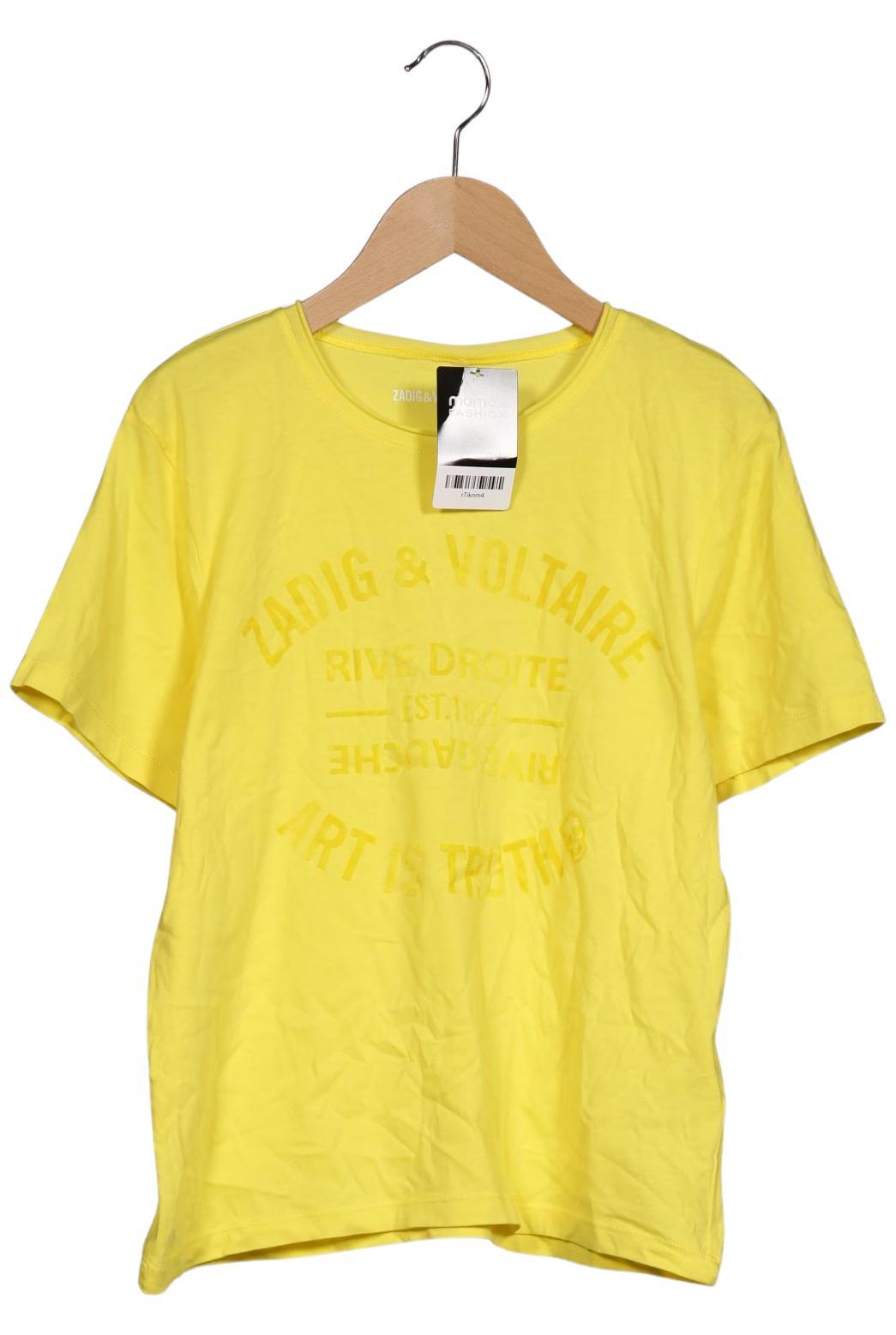 

Zadig & Voltaire Damen T-Shirt, gelb, Gr. 34