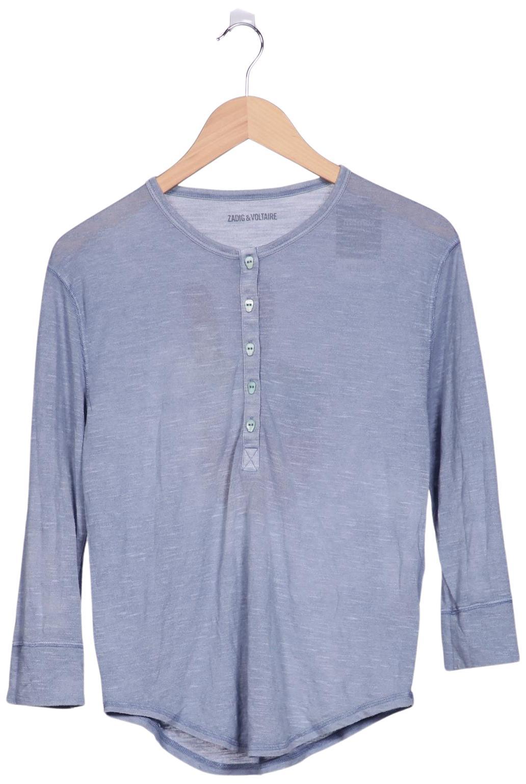 

Zadig & Voltaire Damen Langarmshirt, hellblau, Gr. 42