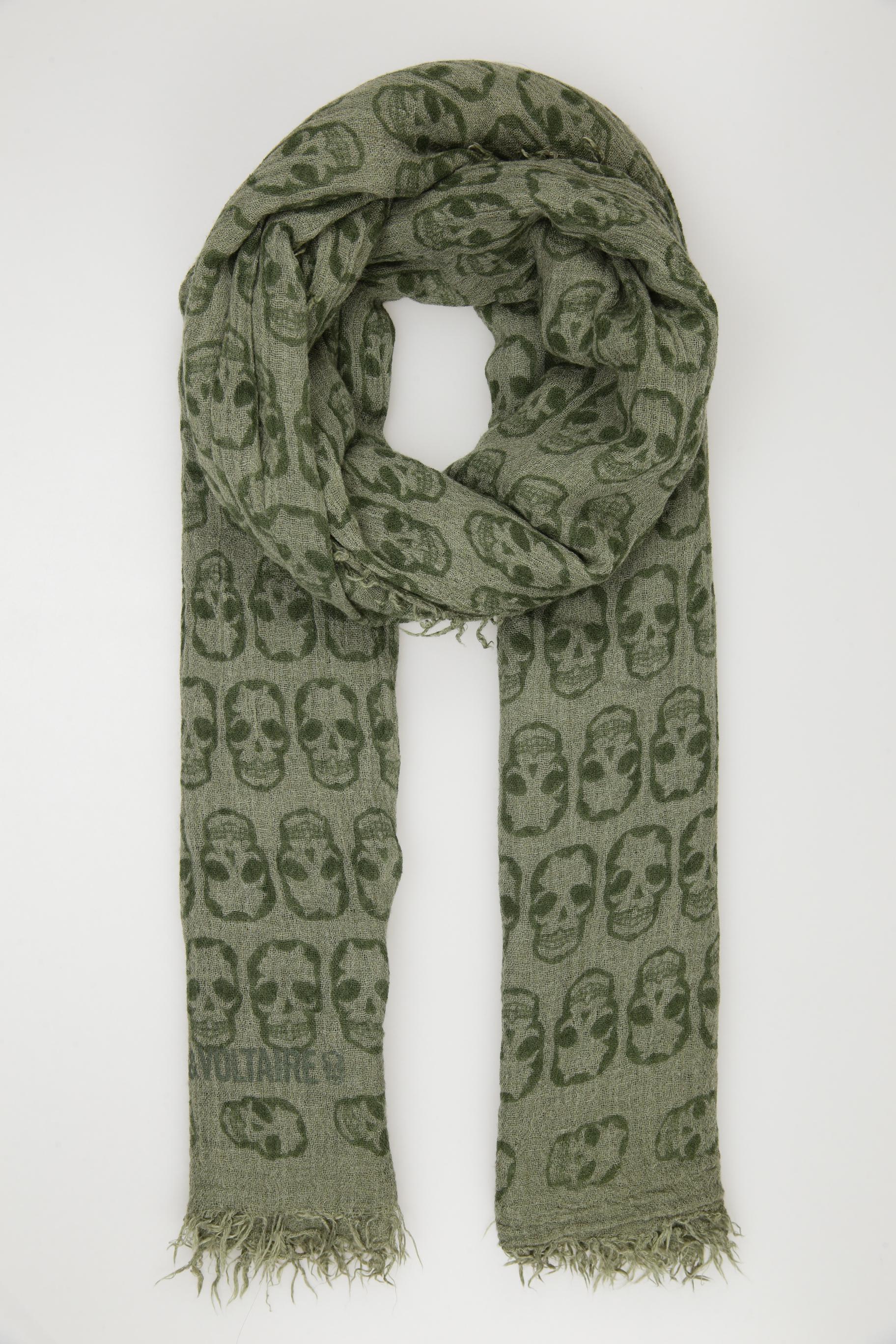 

Zadig & Voltaire Damen Schal, grün, Gr.
