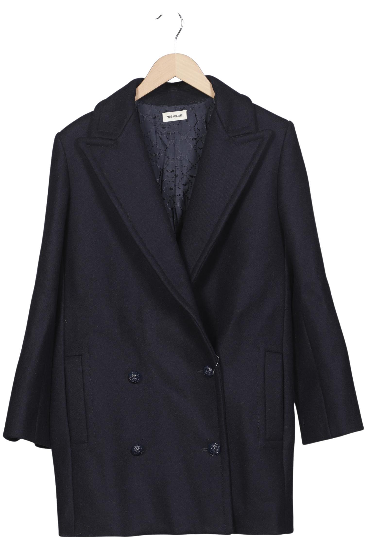 

Zadig & Voltaire Damen Mantel, marineblau, Gr. 38