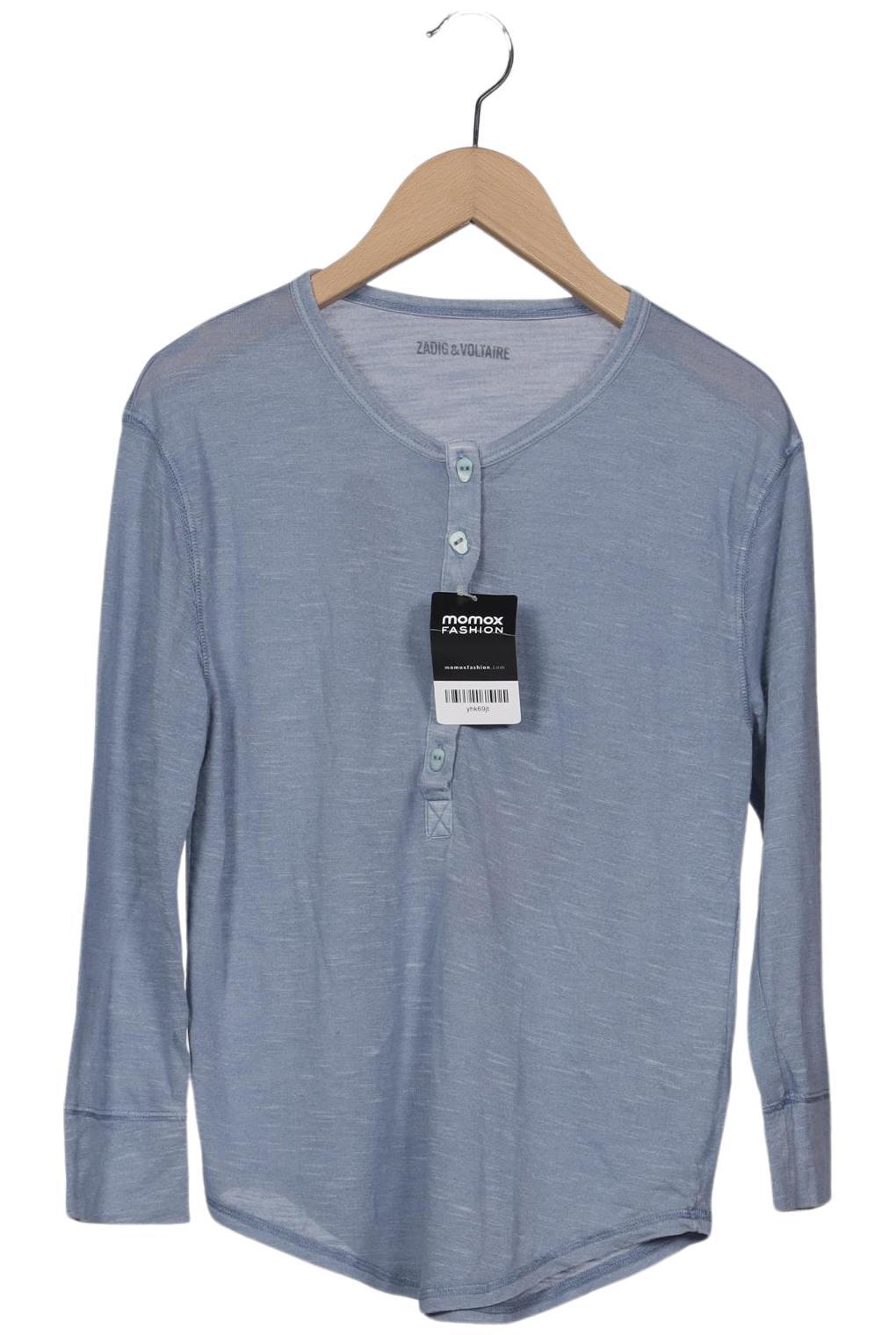 

Zadig & Voltaire Damen Langarmshirt, blau, Gr. 36