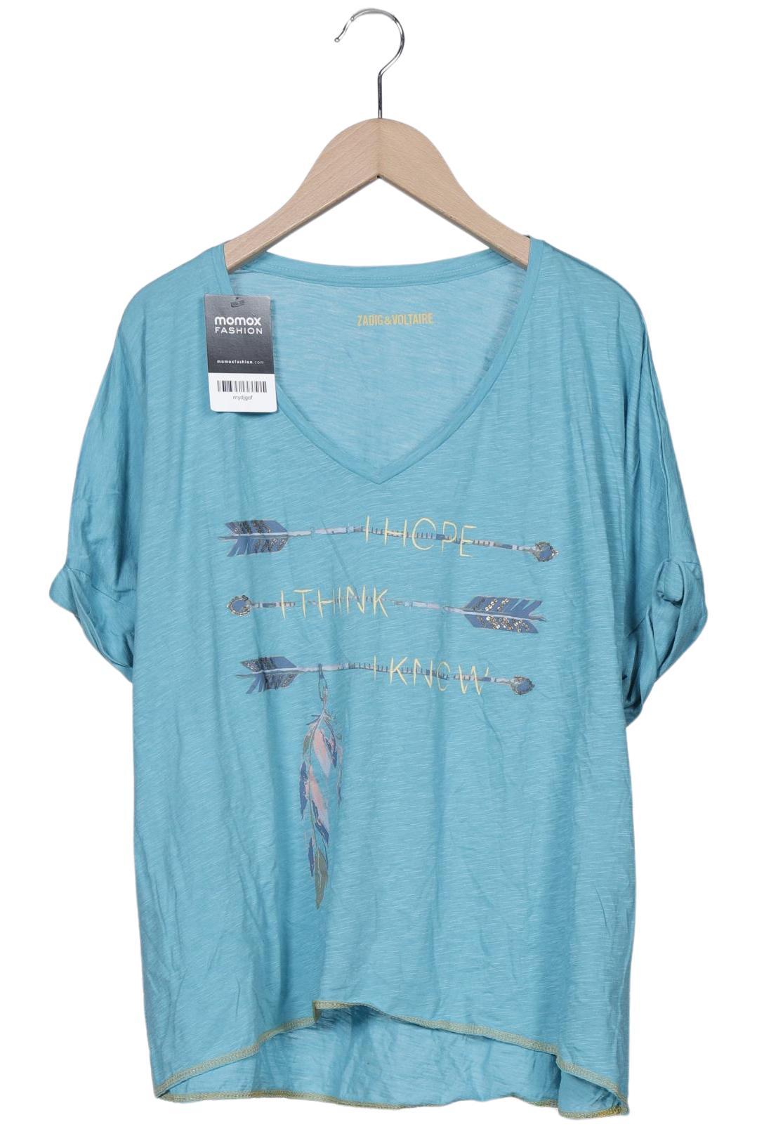 

Zadig & Voltaire Damen T-Shirt, blau, Gr. 36