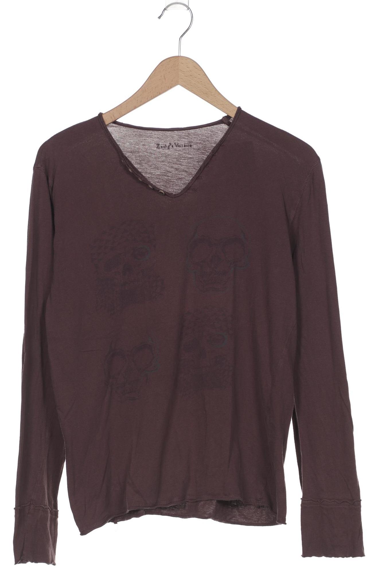 

Zadig & Voltaire Herren Langarmshirt, bordeaux, Gr. 52