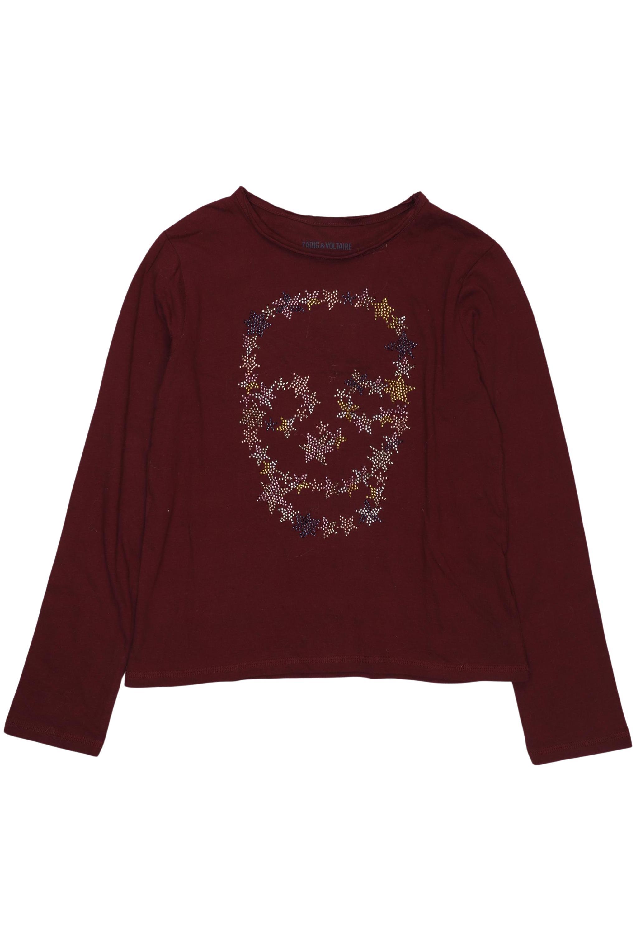 Thumbnail - Zadig &amp; Voltaire Mädchen Langarmshirt, bordeaux, Gr. 134