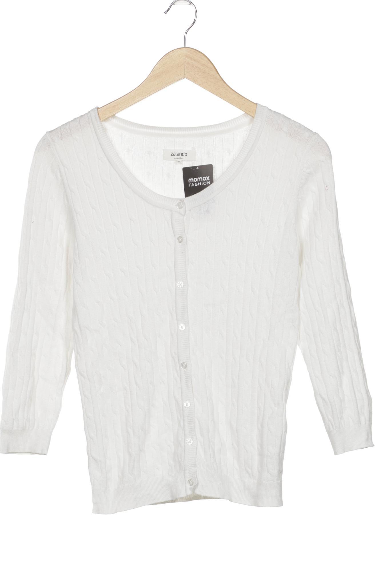 

Zalando Essentials Damen Strickjacke, weiß, Gr. 38
