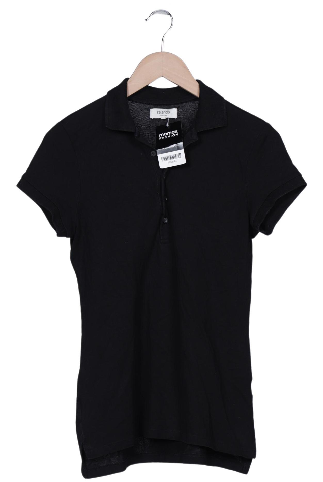 

Zalando Essentials Damen Poloshirt, schwarz, Gr. 42