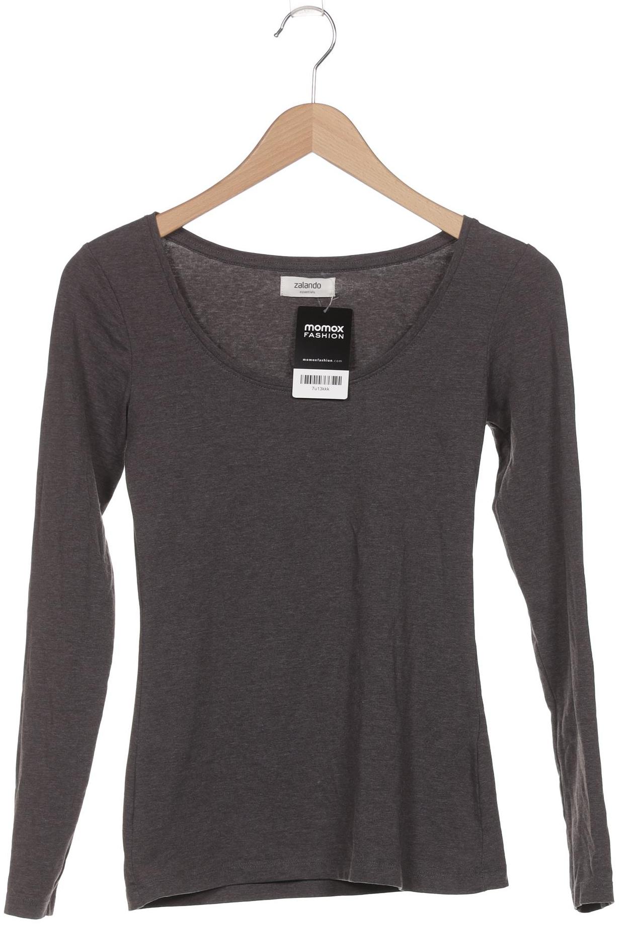 

Zalando Essentials Damen Langarmshirt, grau, Gr. 36