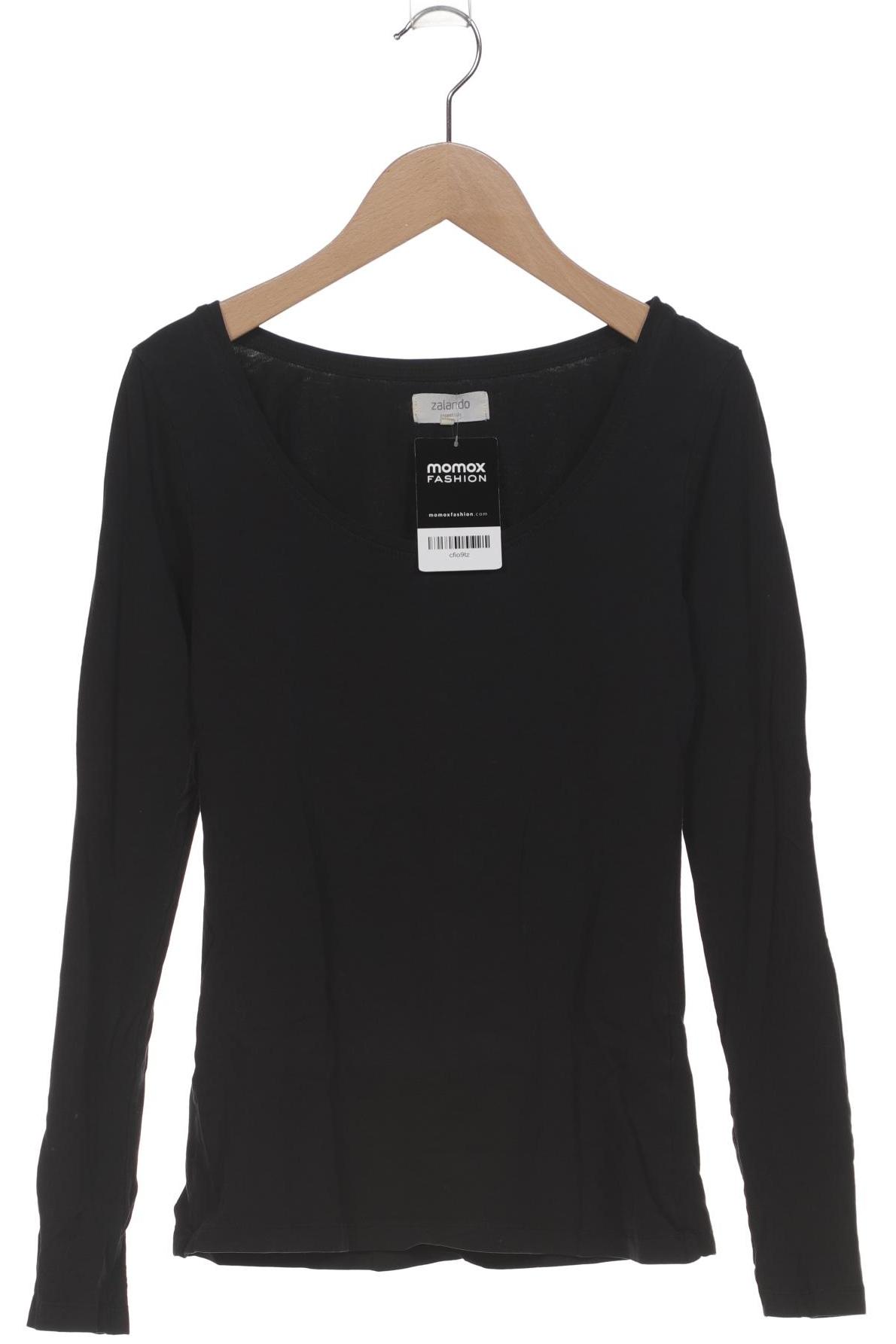 

Zalando Essentials Damen Langarmshirt, schwarz, Gr. 36