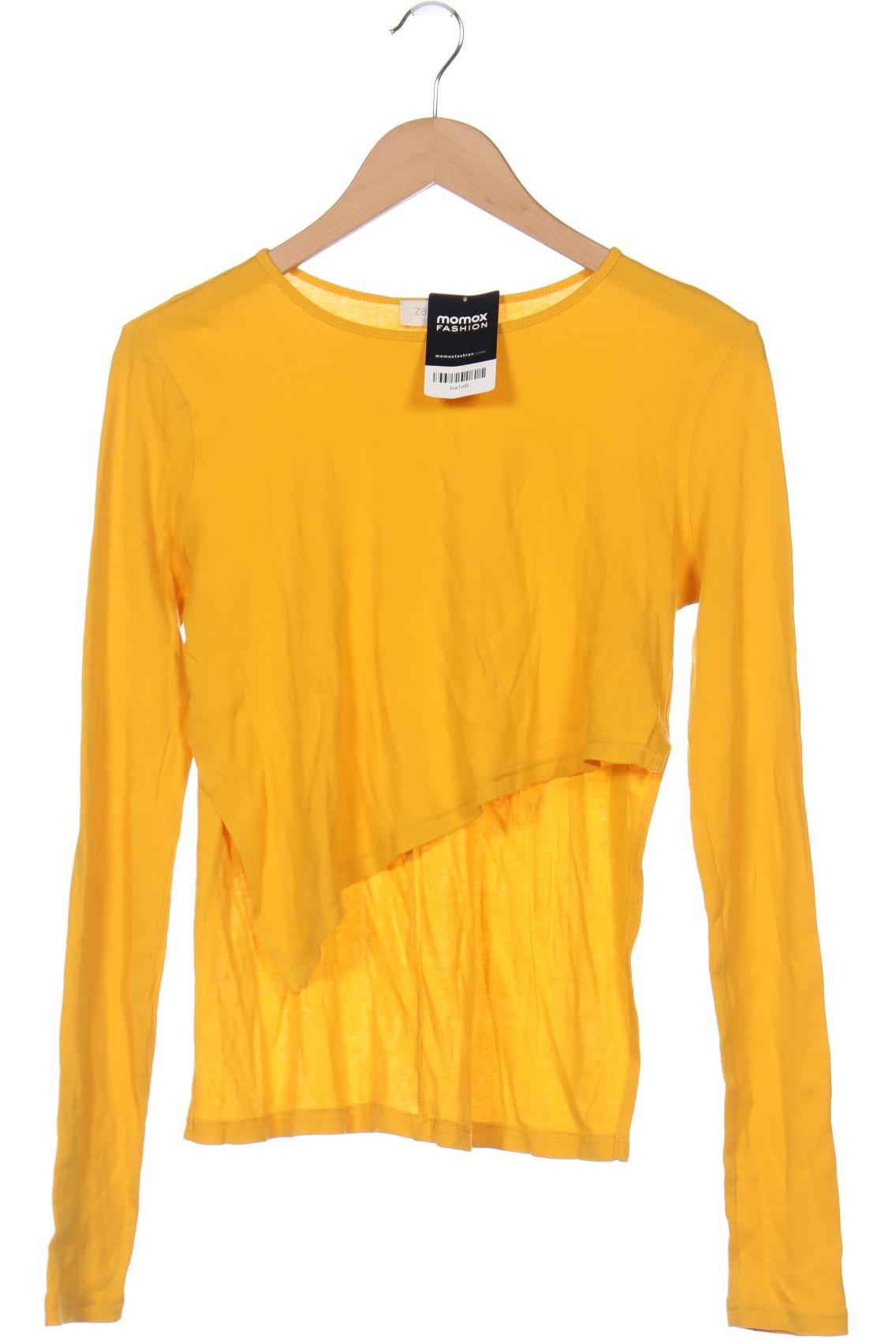 

Zalando Essentials Damen Langarmshirt, gelb, Gr. 38