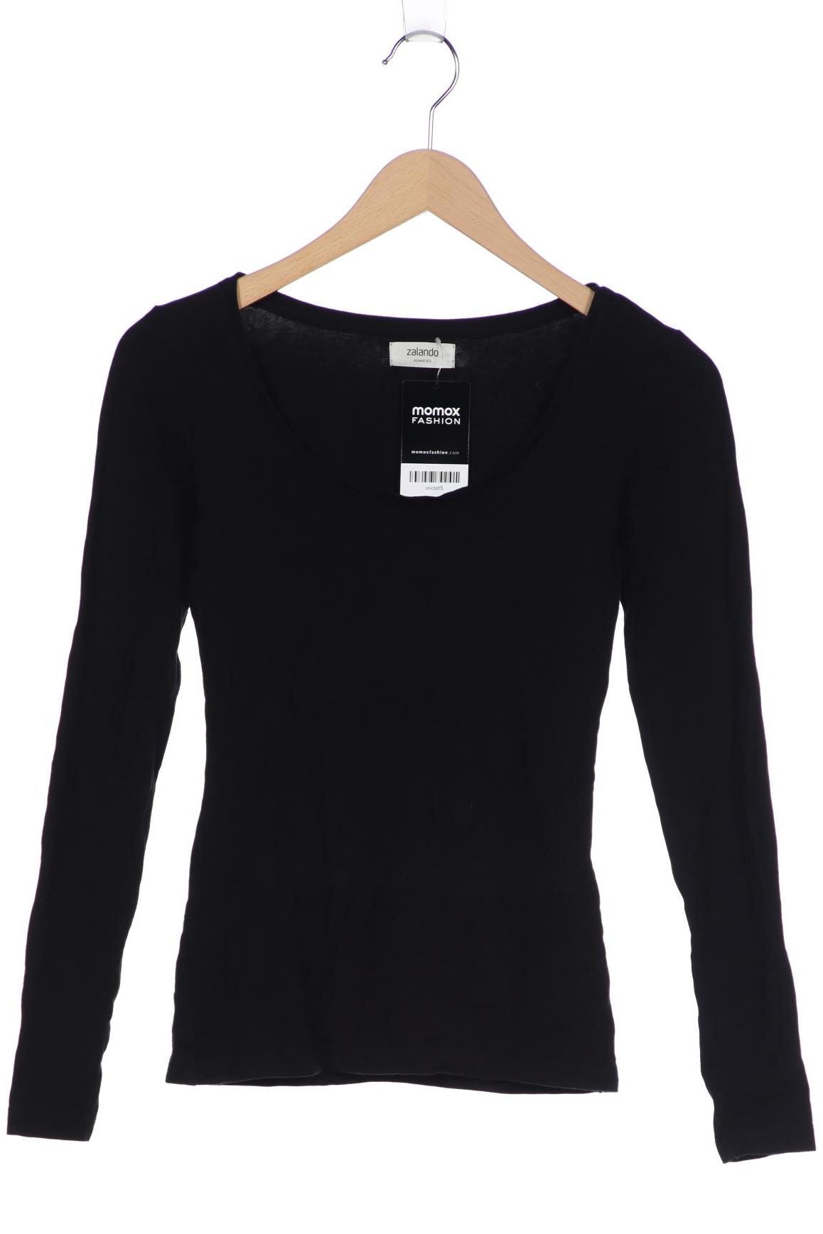 

Zalando Essentials Damen Langarmshirt, schwarz, Gr. 32