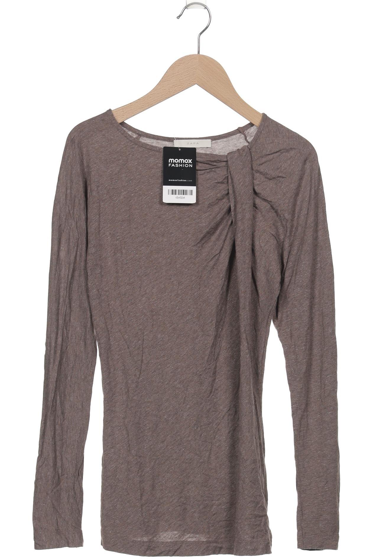

Zapa Damen Langarmshirt, braun, Gr. 34