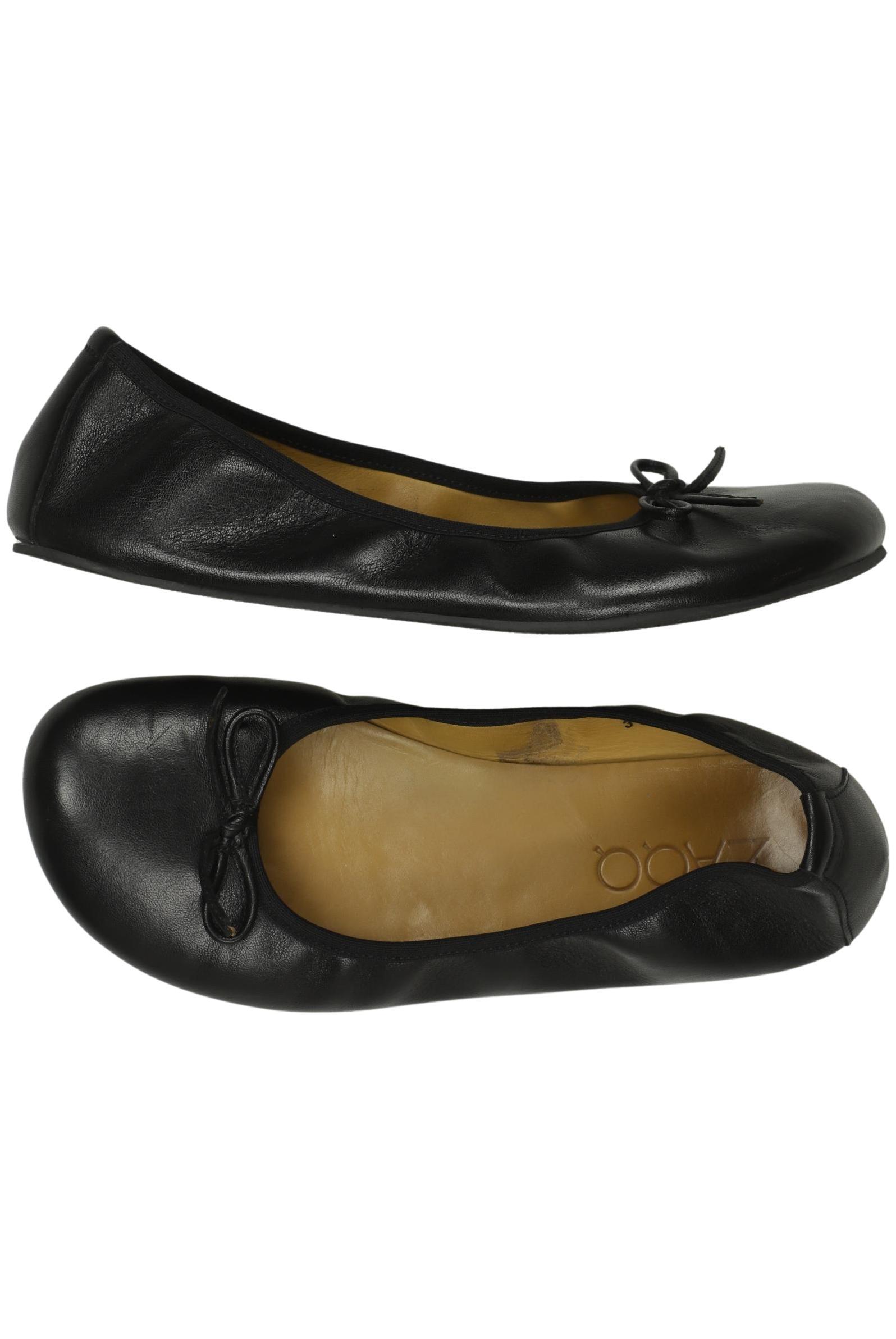 

Zaqq Damen Ballerinas, schwarz, Gr. 38