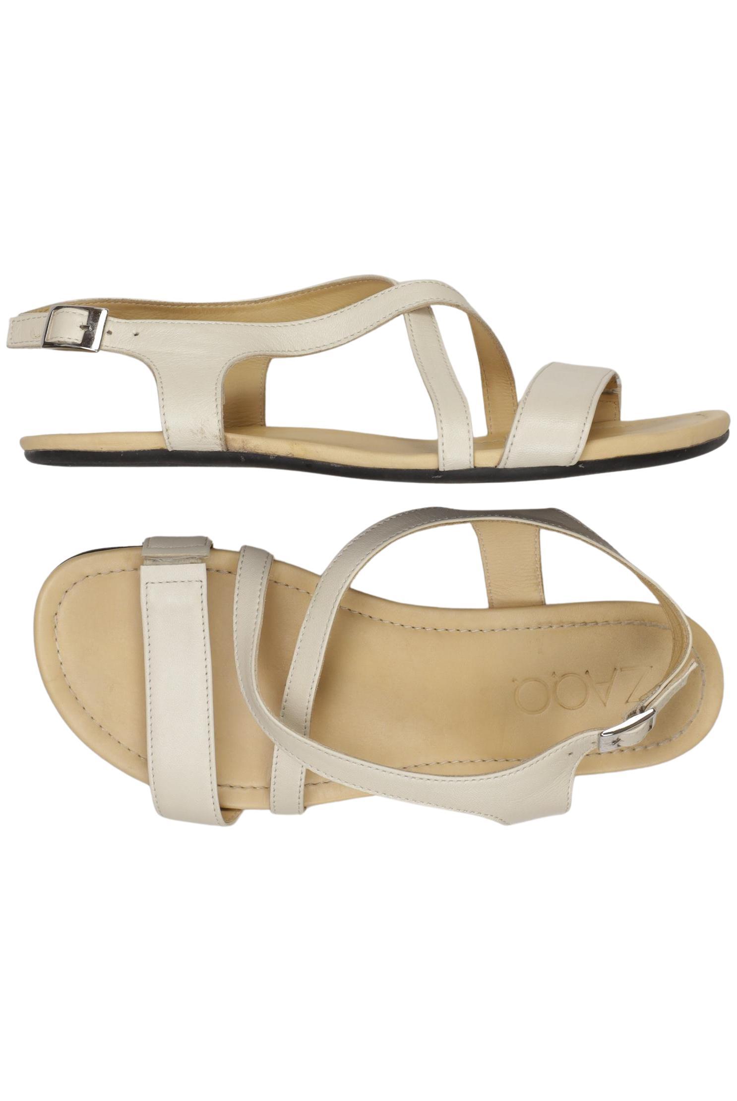 

Zaqq Damen Sandale, cremeweiß, Gr. 38