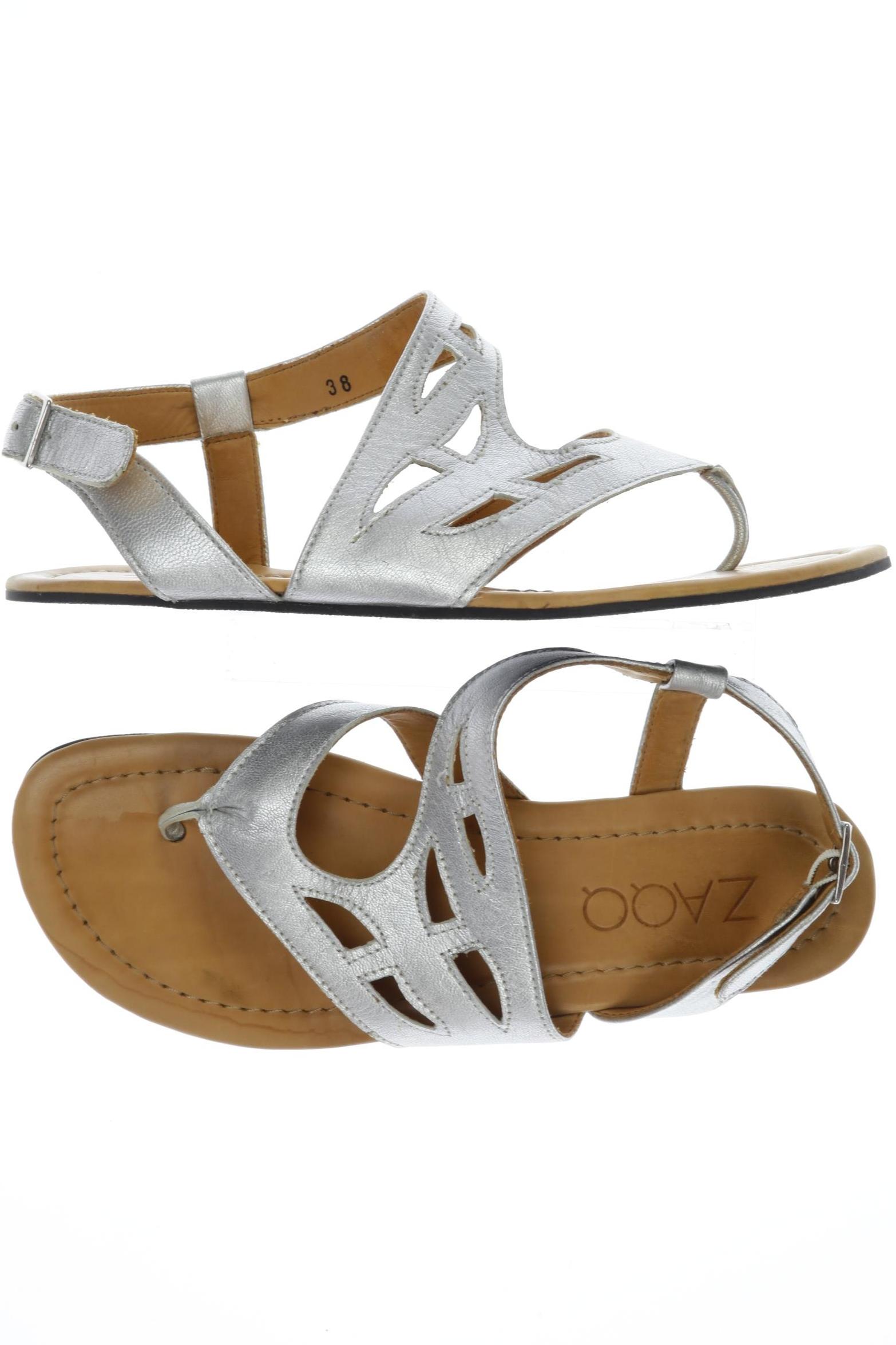 

Zaqq Damen Sandale, silber, Gr. 38