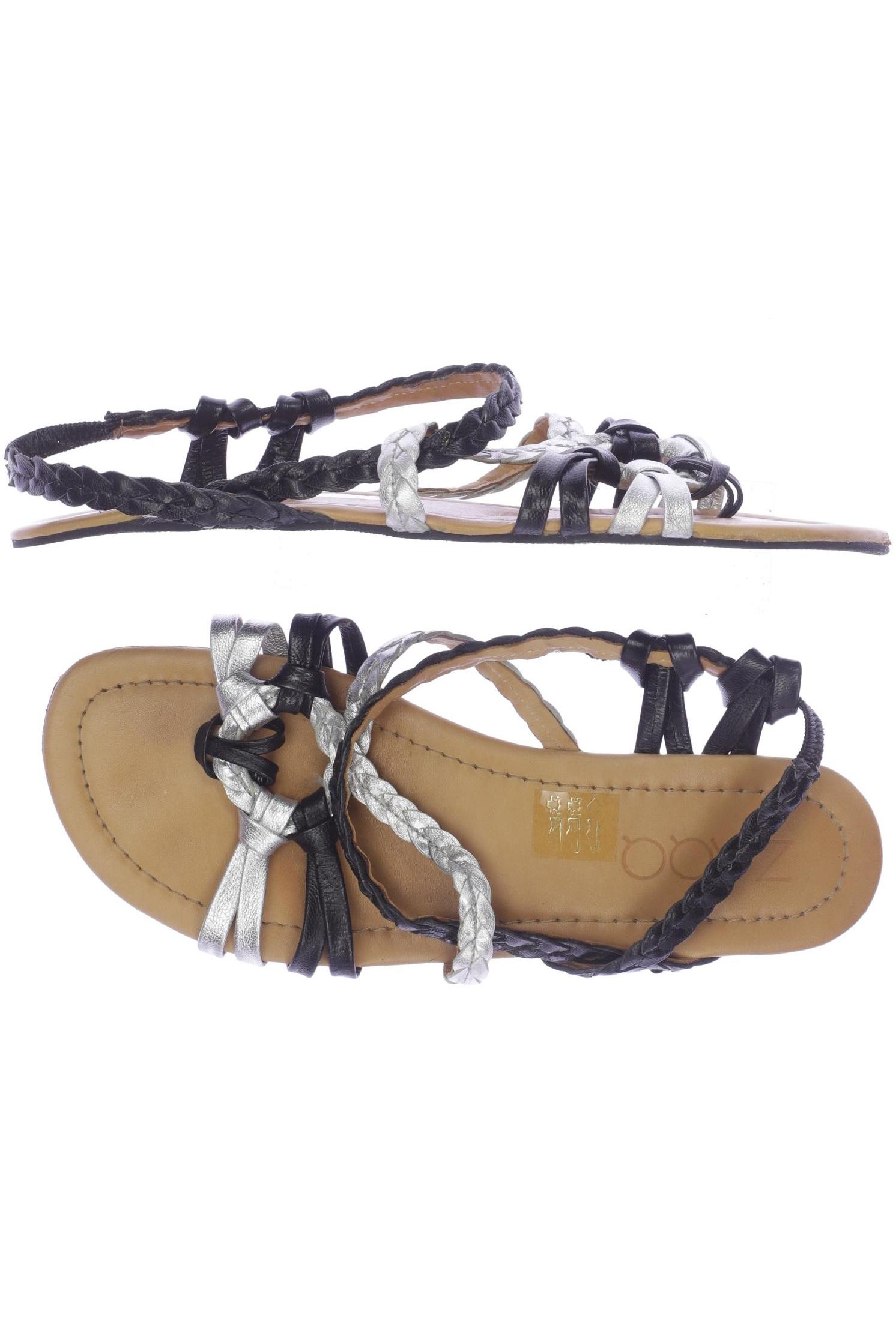 

Zaqq Damen Sandale, schwarz, Gr. 40