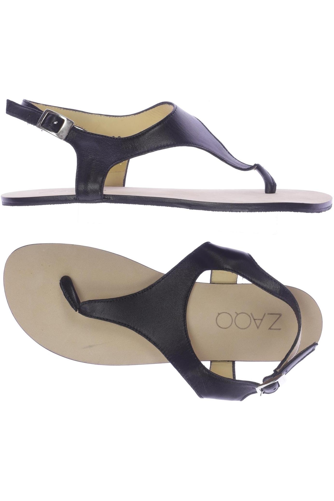 

Zaqq Damen Sandale, schwarz, Gr. 38