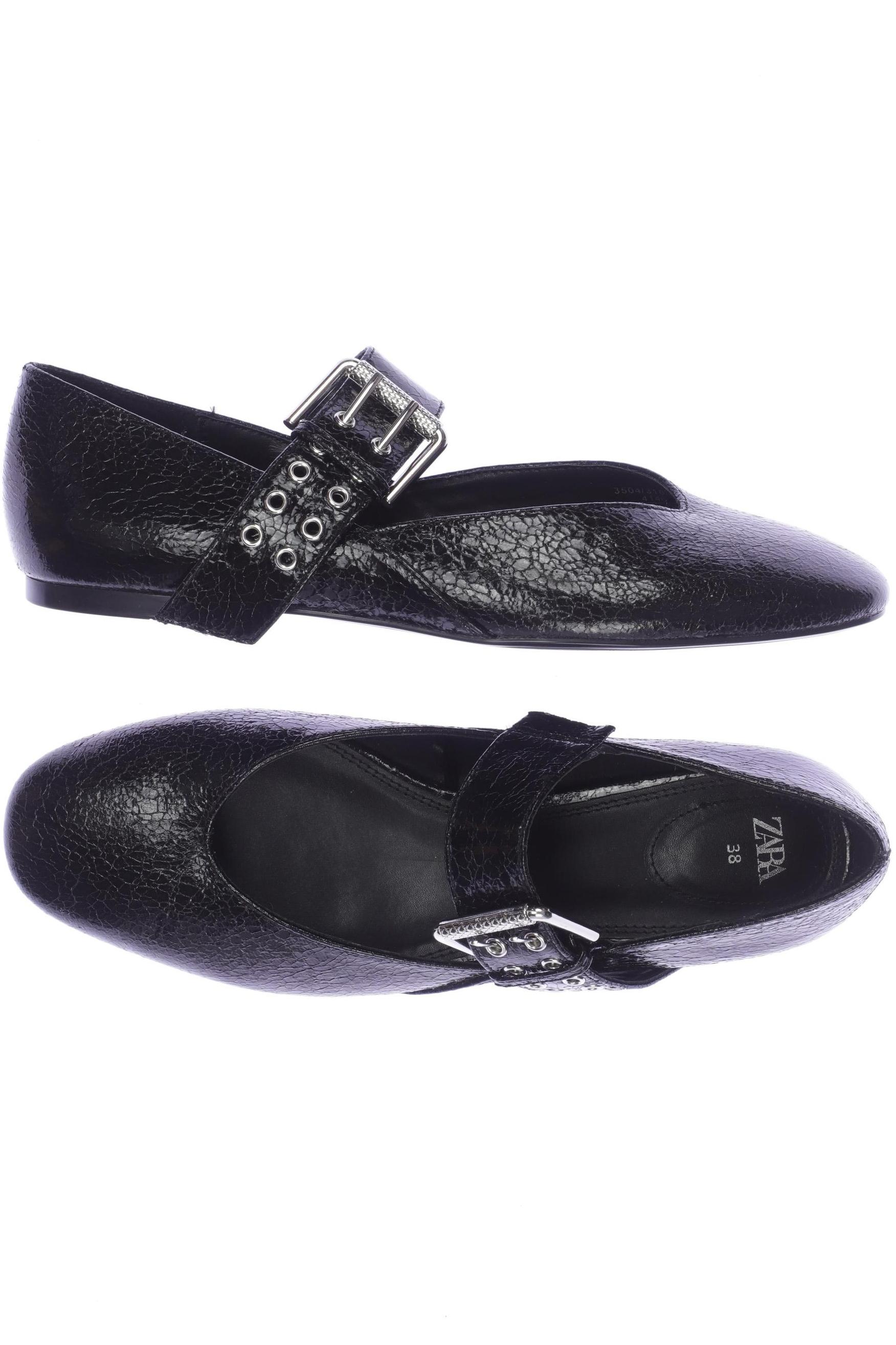 

Zara Damen Ballerinas, schwarz, Gr. 38