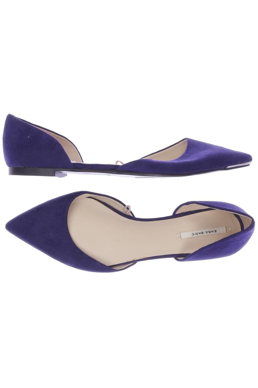 

Zara Damen Ballerinas, marineblau, Gr. 38