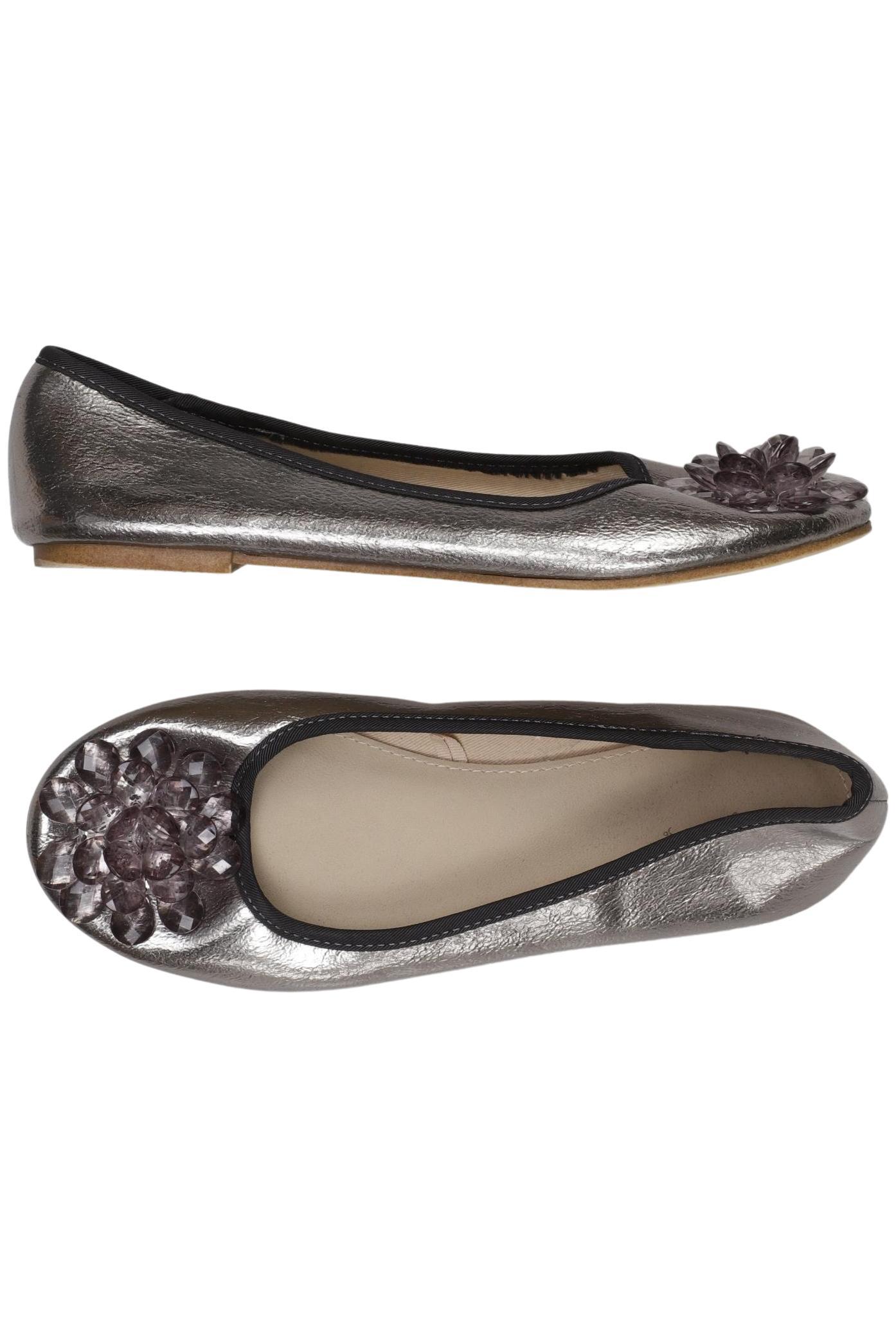 

Zara Damen Ballerinas, silber, Gr. 36