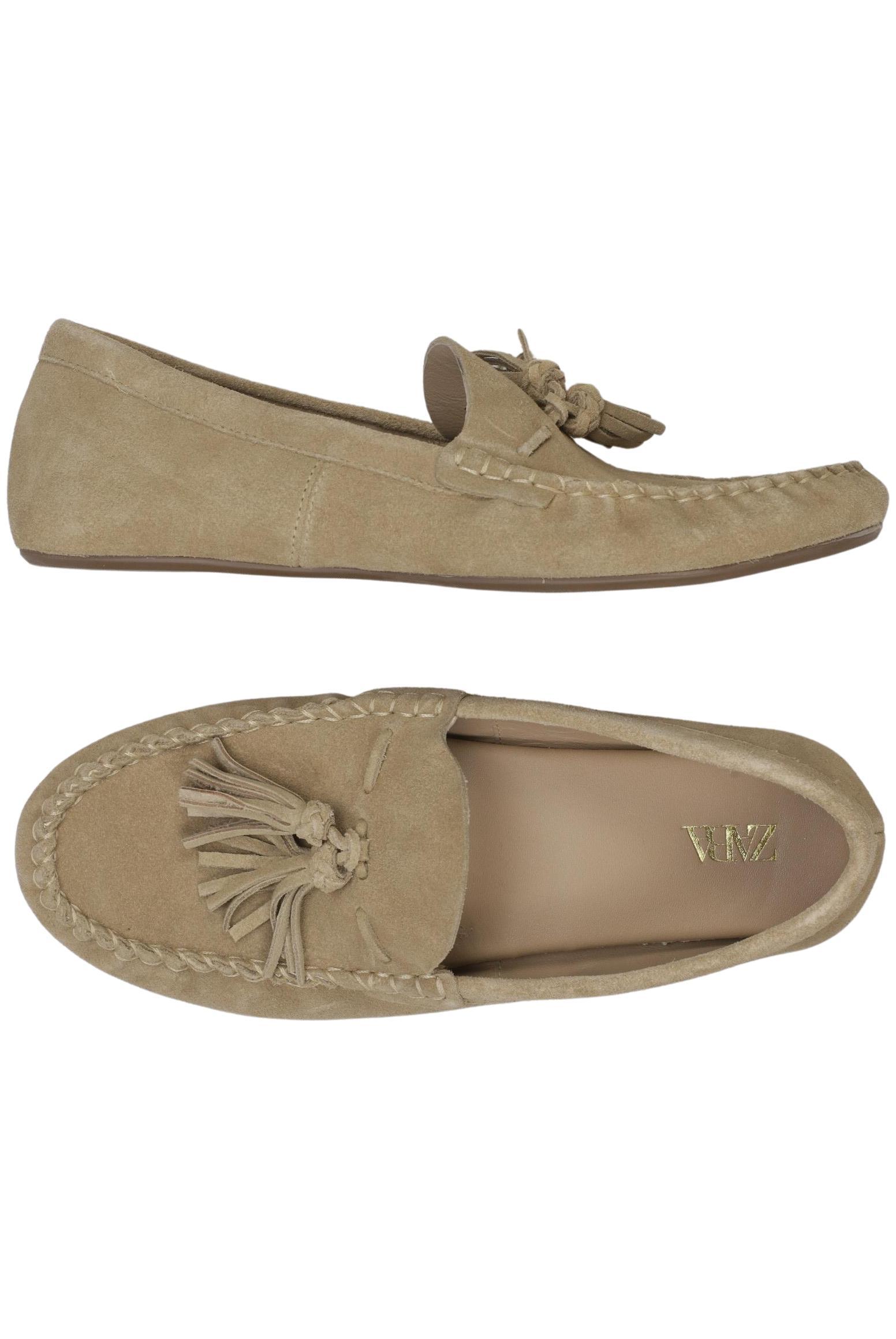 

Zara Damen Ballerinas, beige, Gr. 40
