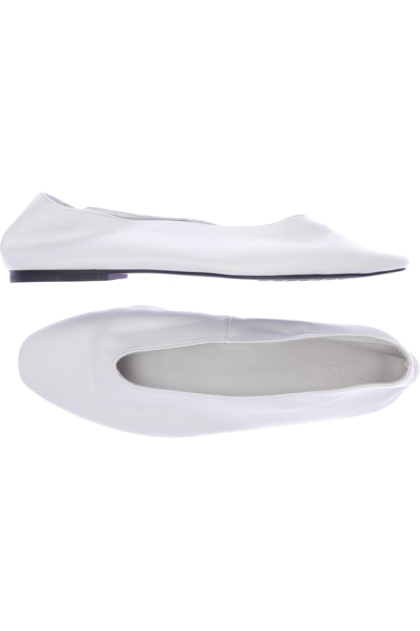 

Zara Damen Ballerinas, weiß, Gr. 39