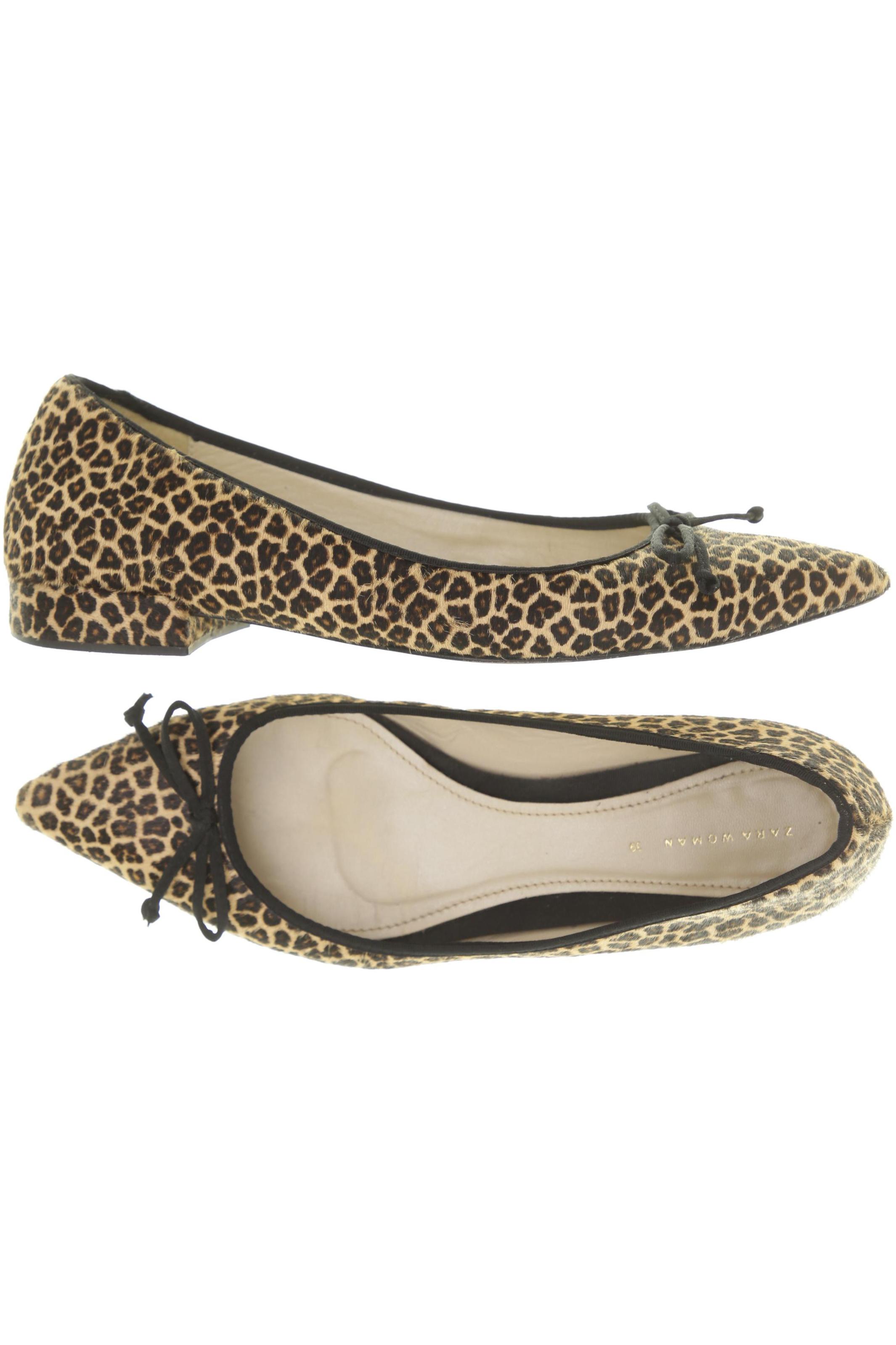 

Zara Damen Ballerinas, braun, Gr. 39