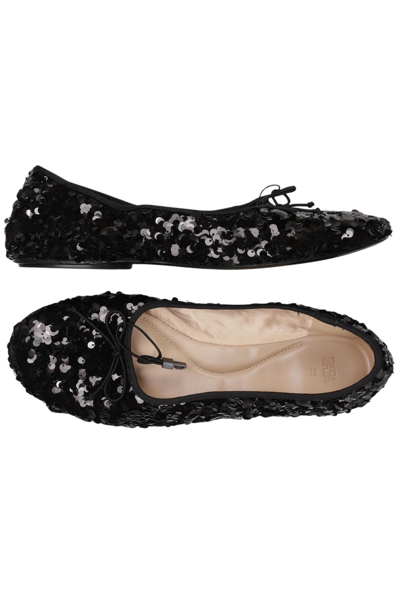 

Zara Damen Ballerinas, schwarz, Gr. 39